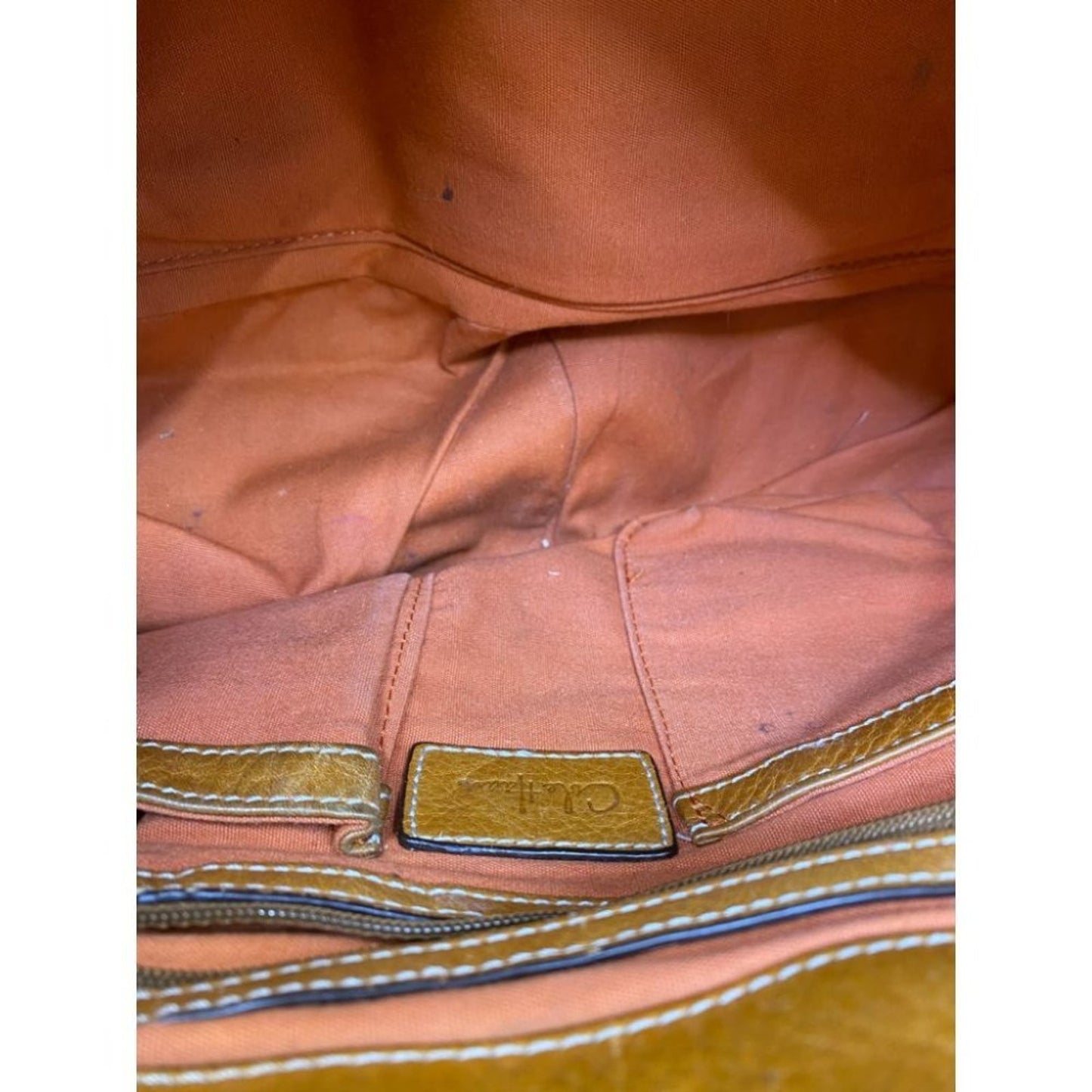 Cole Haan Cream Brown Mini Bag