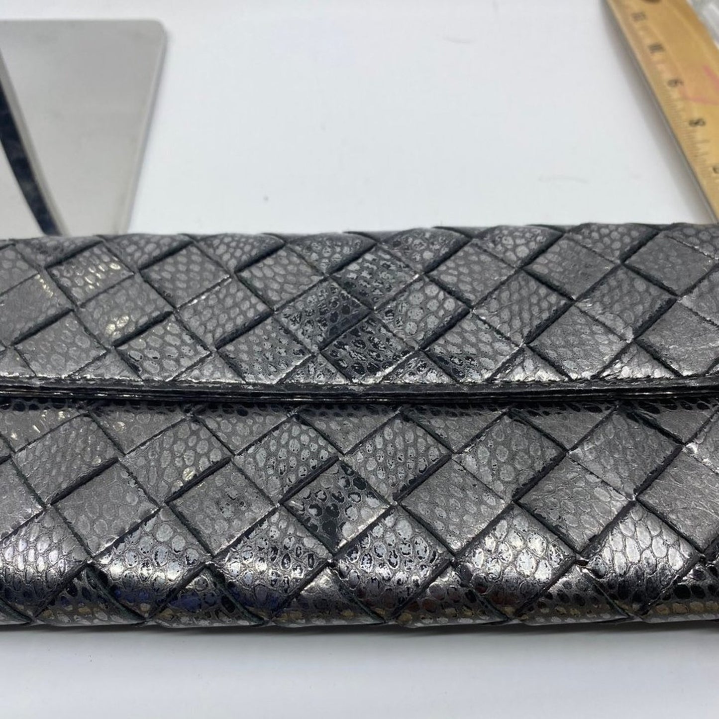Michael Kors Silver Leather Wallet