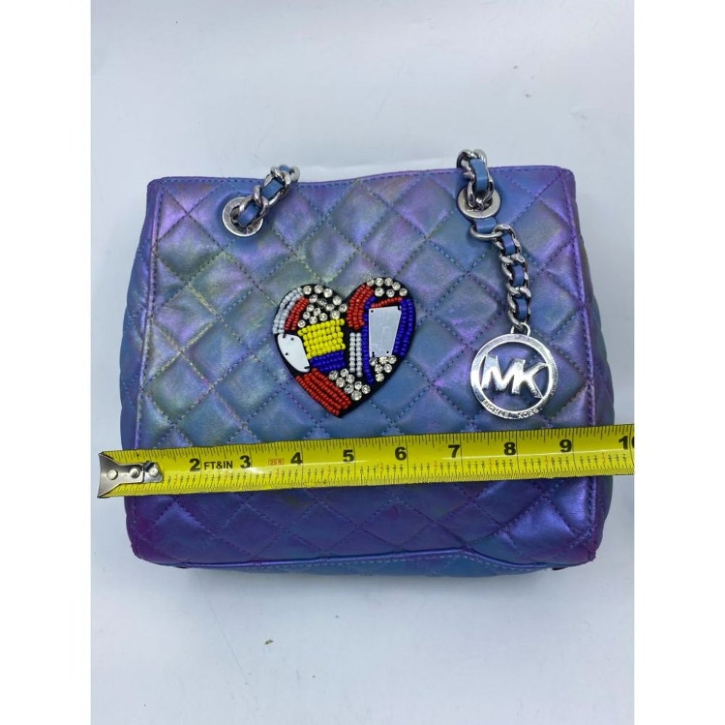 Michael Kors Blue Purple Customized Tote Bag