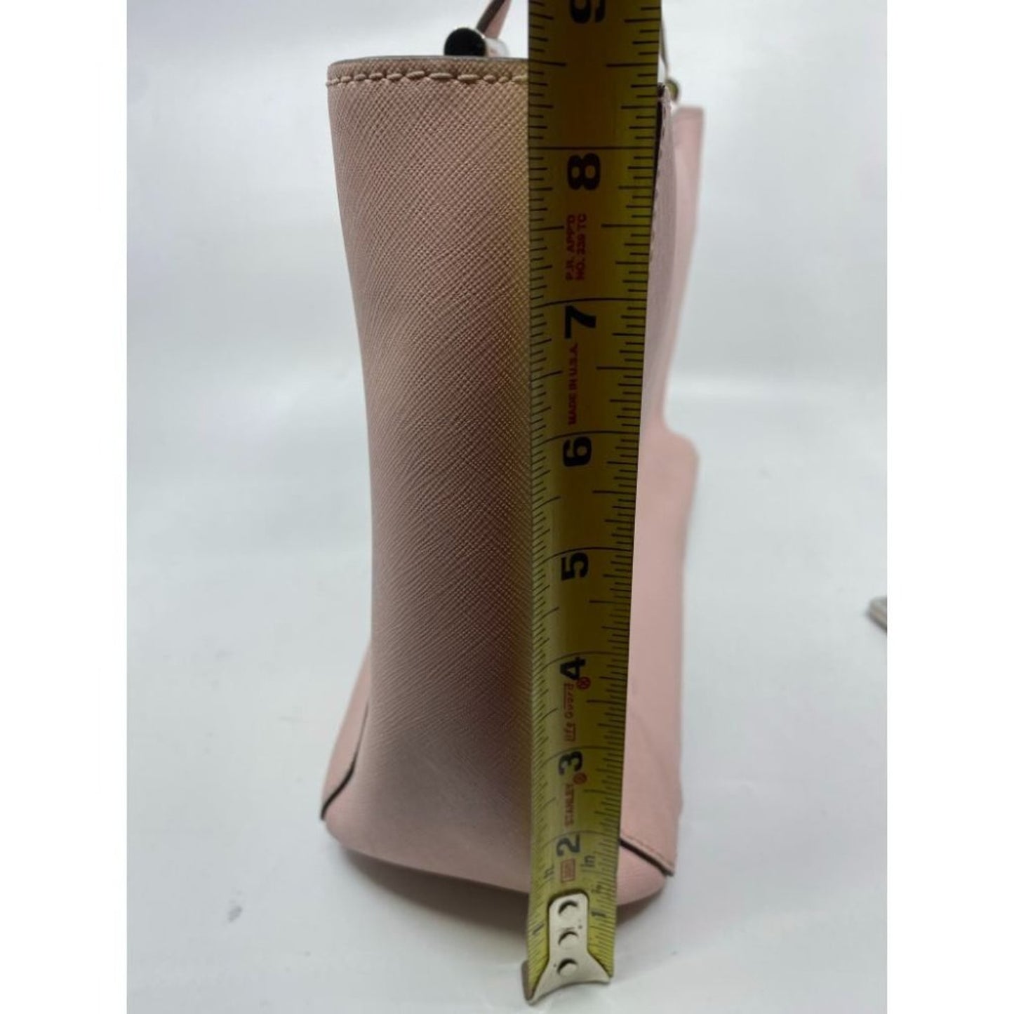 Michael Kors Pink Saffiano Leather Het Set Bag MD