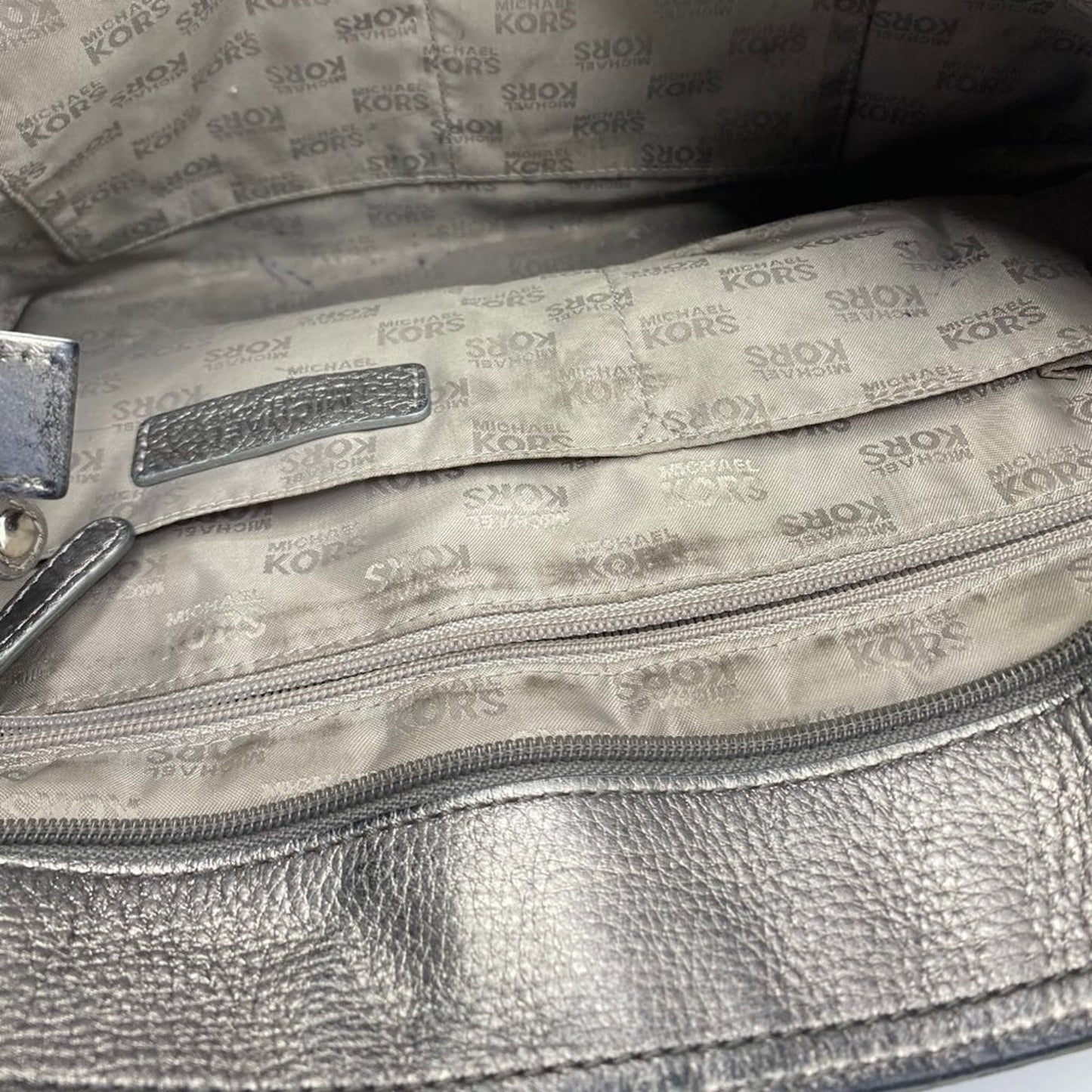 Michael Kors Large Golden Patent Leather Tote Bag