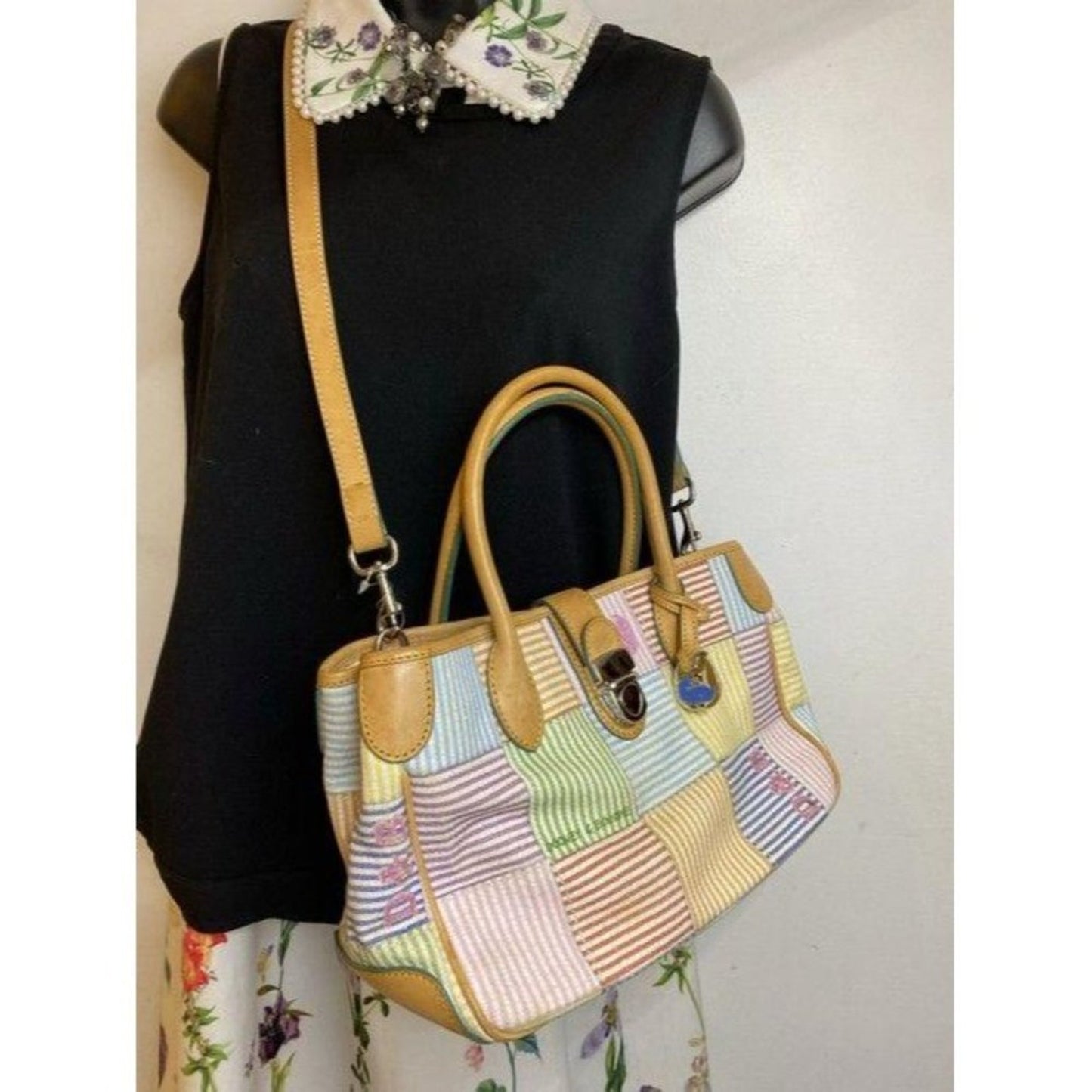 dooney and bourke handbag w strap multicolor canva