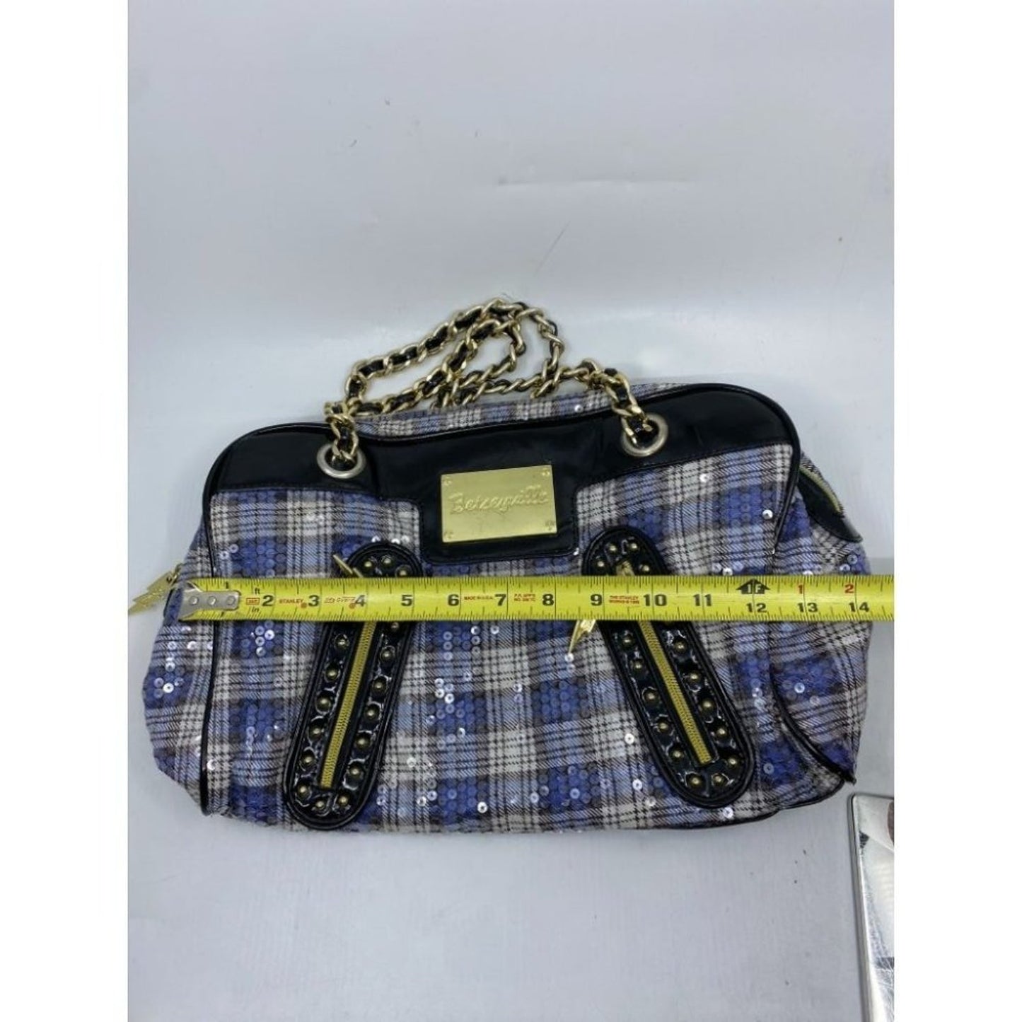 BETSEY JOHNSON Faux Leather Multicolor Tote Bag