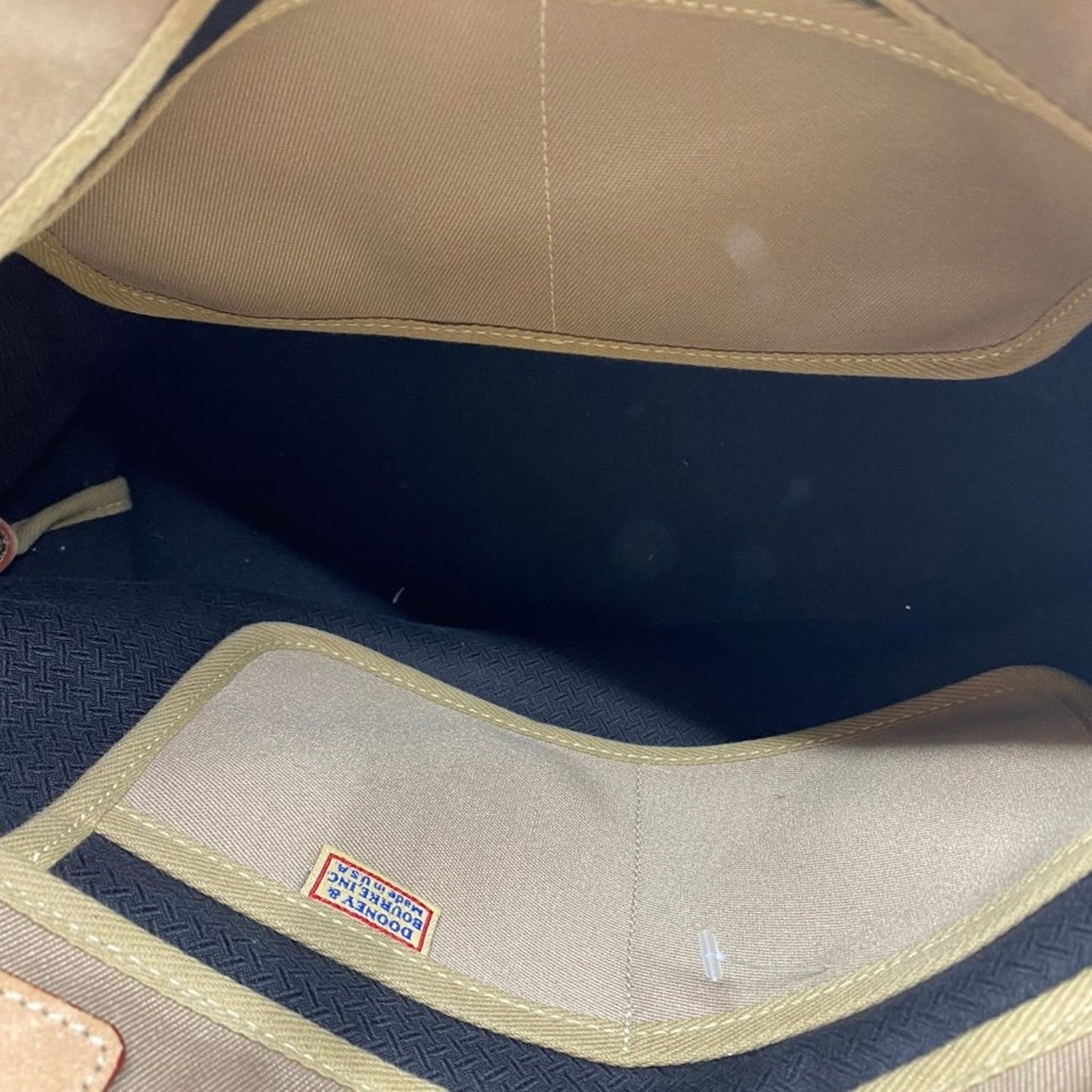 Dooney & Bourke XL Size Tan Nylon Shoulder Bag