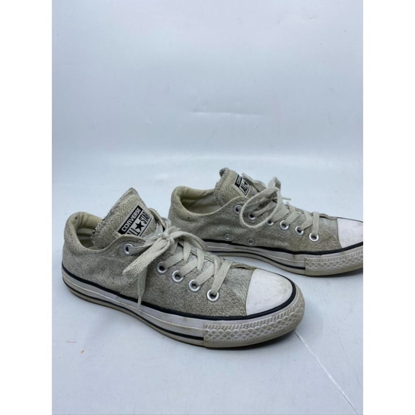 CONVERSE Sneakers White Gray Women's Size 7