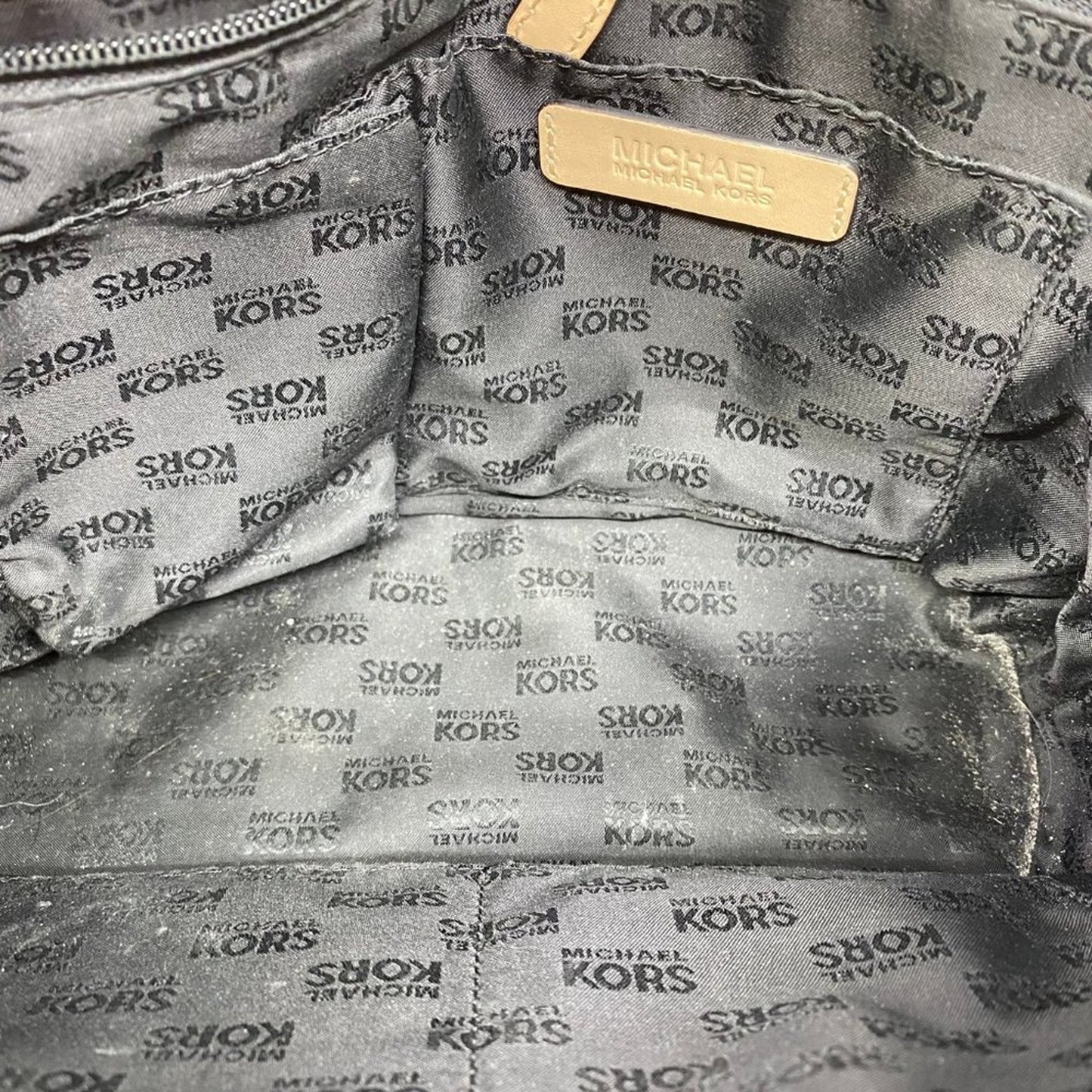Michael Kors Black large leather handbag