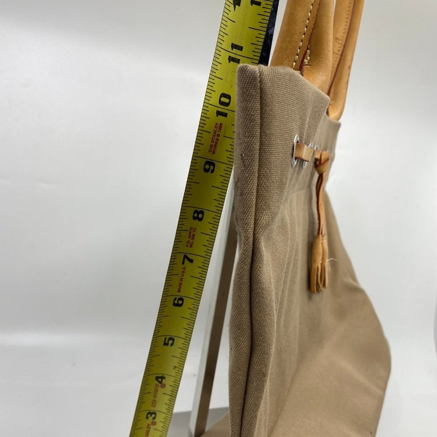 Dooney & Bourke XL Size Tan Nylon Shoulder Bag