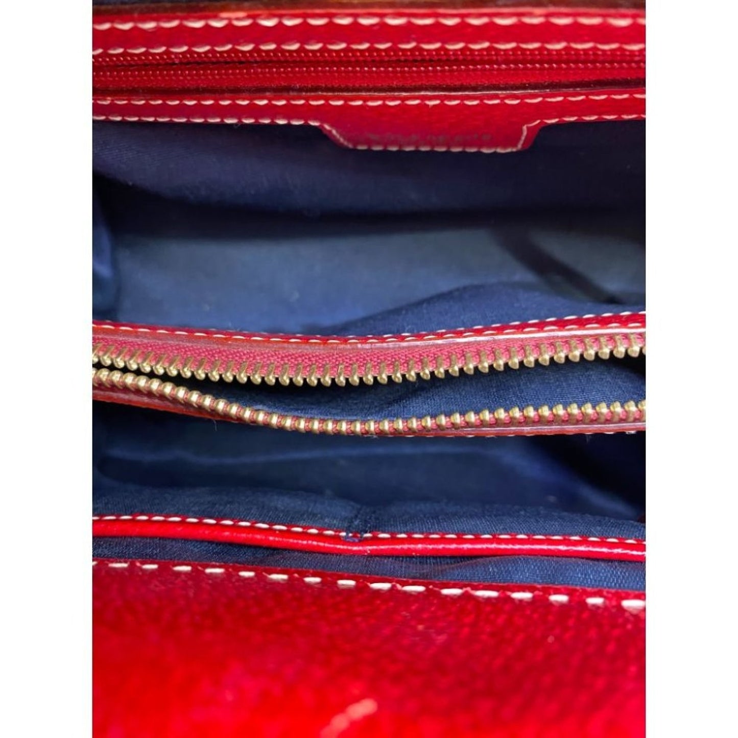 KATE SPADE Red Leather Hand Bag Customized W/Heart