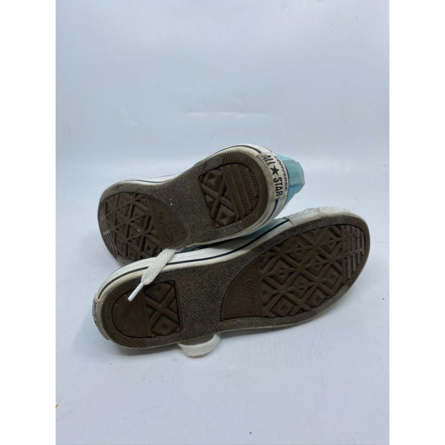 CONVERSE Sneakers Aqua Blue White Youth Size 3