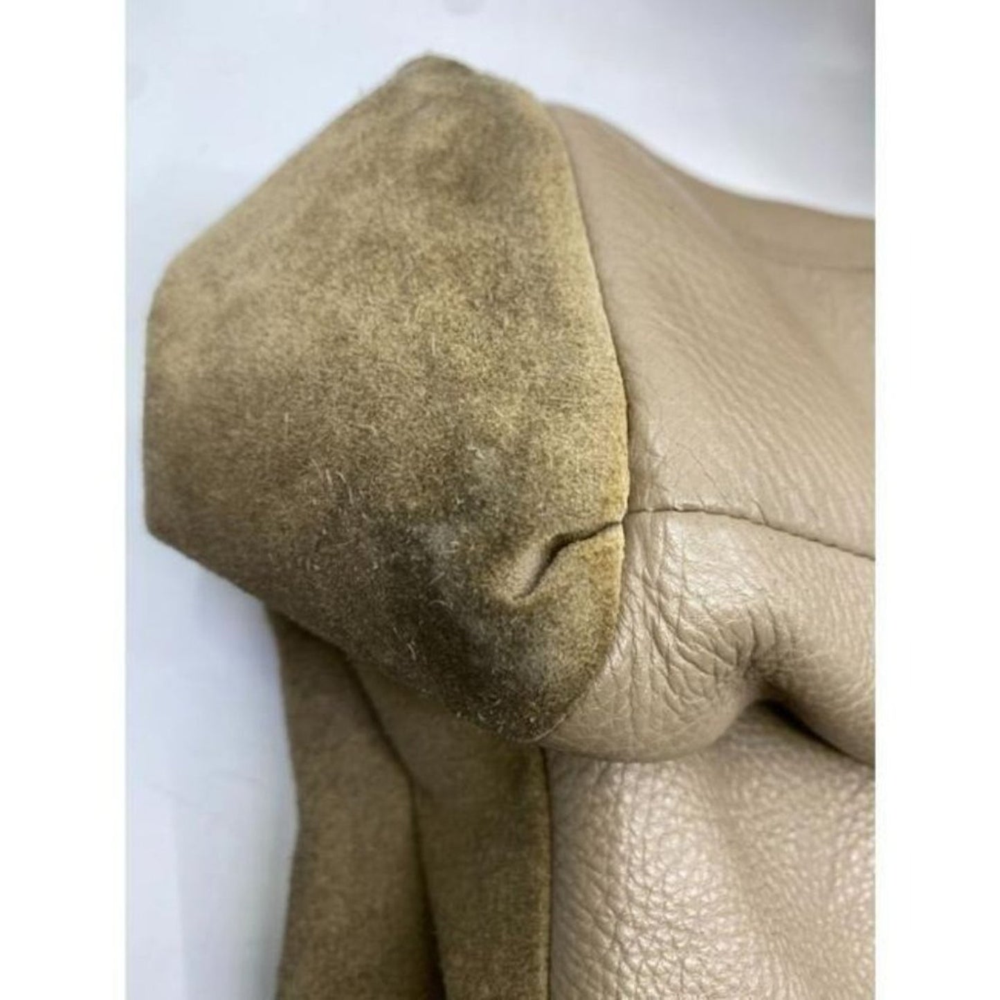 coach large eddie triple compartment tan leather s