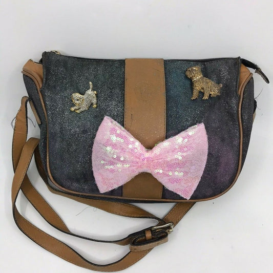Fendi Vintage Bag Customized w/ Bow and Dog