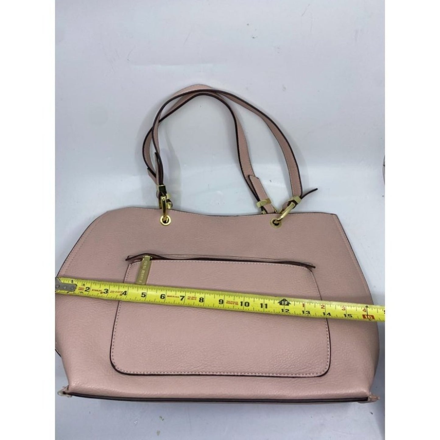 Steve Madden Pink Large Faux Leather Tote Bag