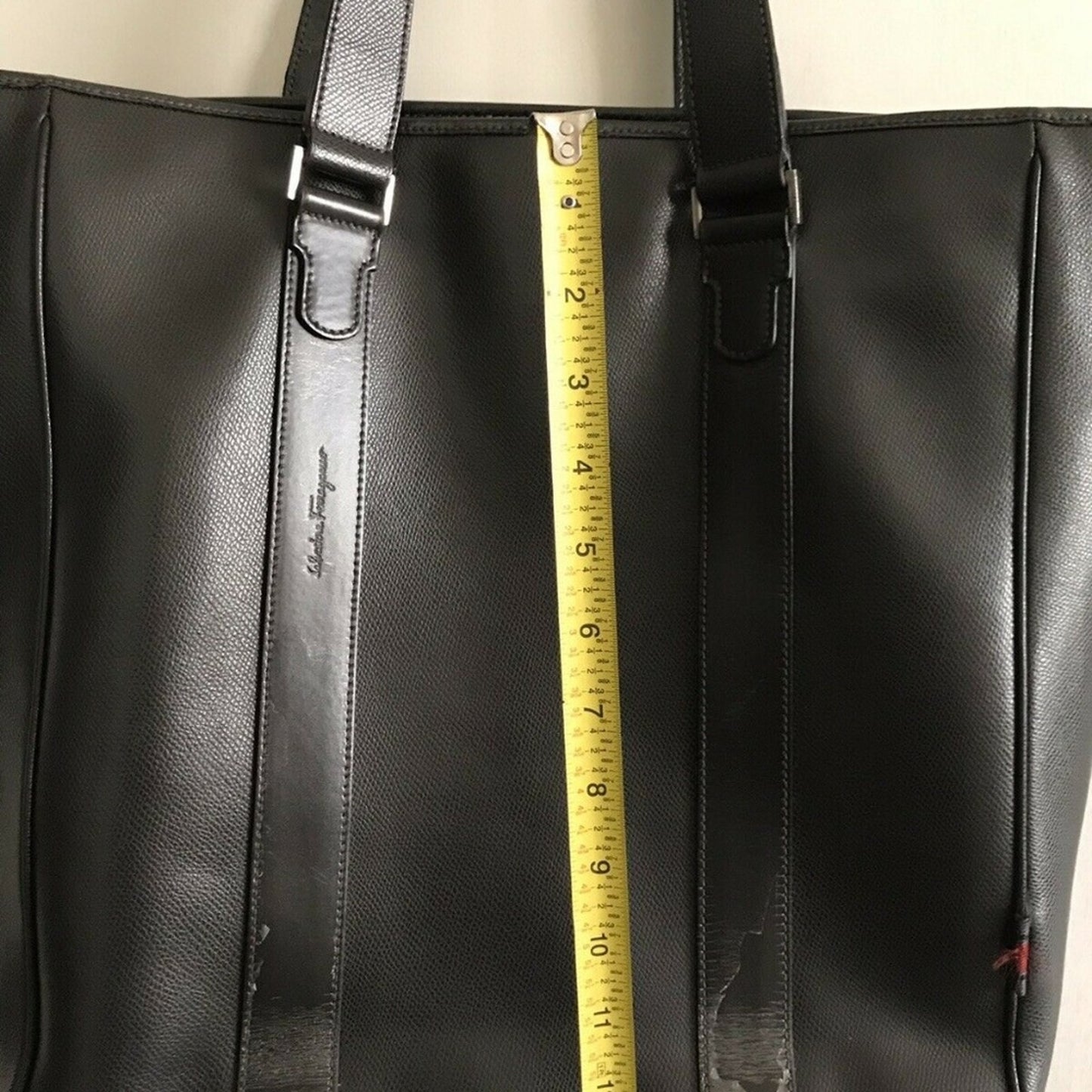 Salvatore Ferragamo Unisex Brown Leather Tote