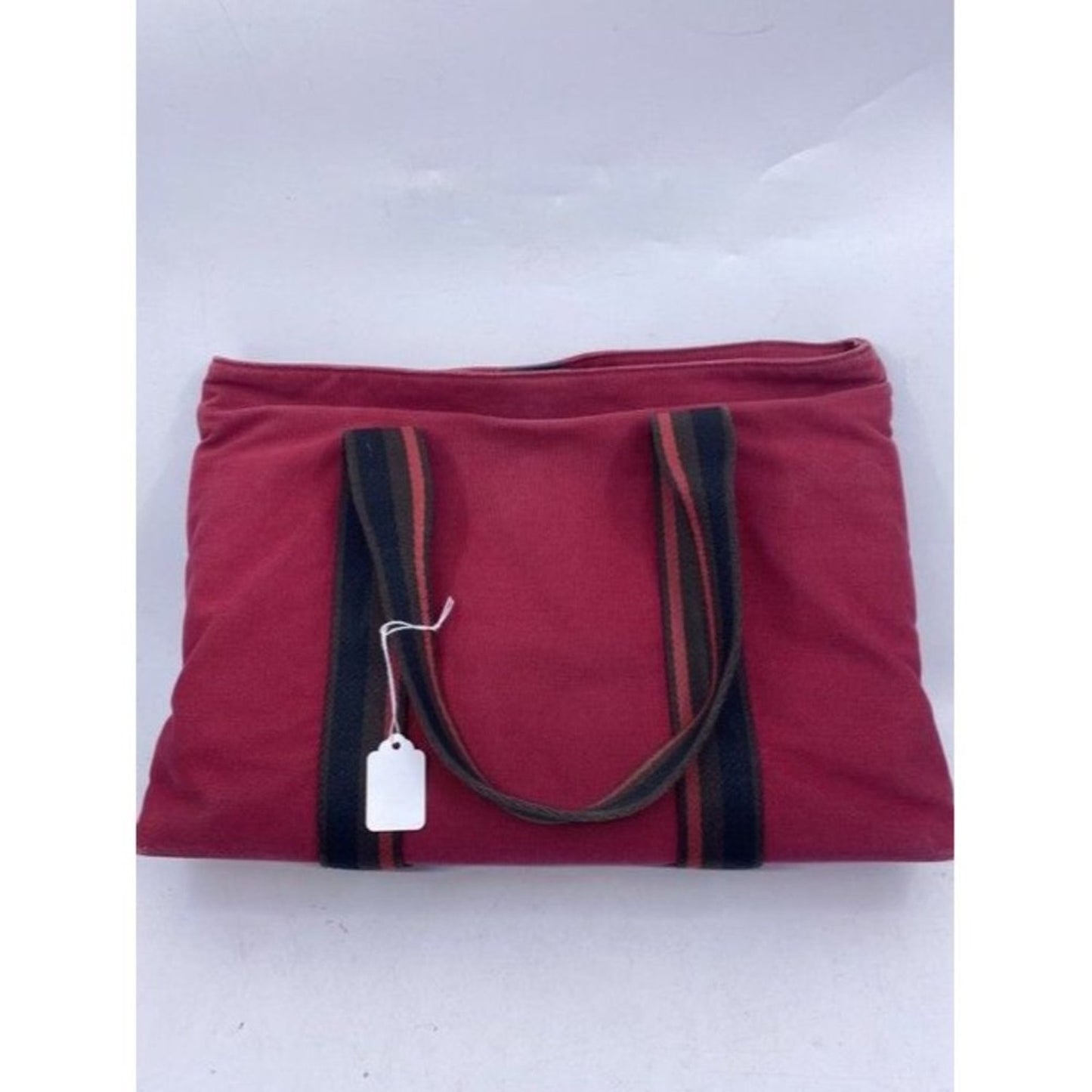 Hermes Sac Troca Horizontal Mm Red Cotton Tote