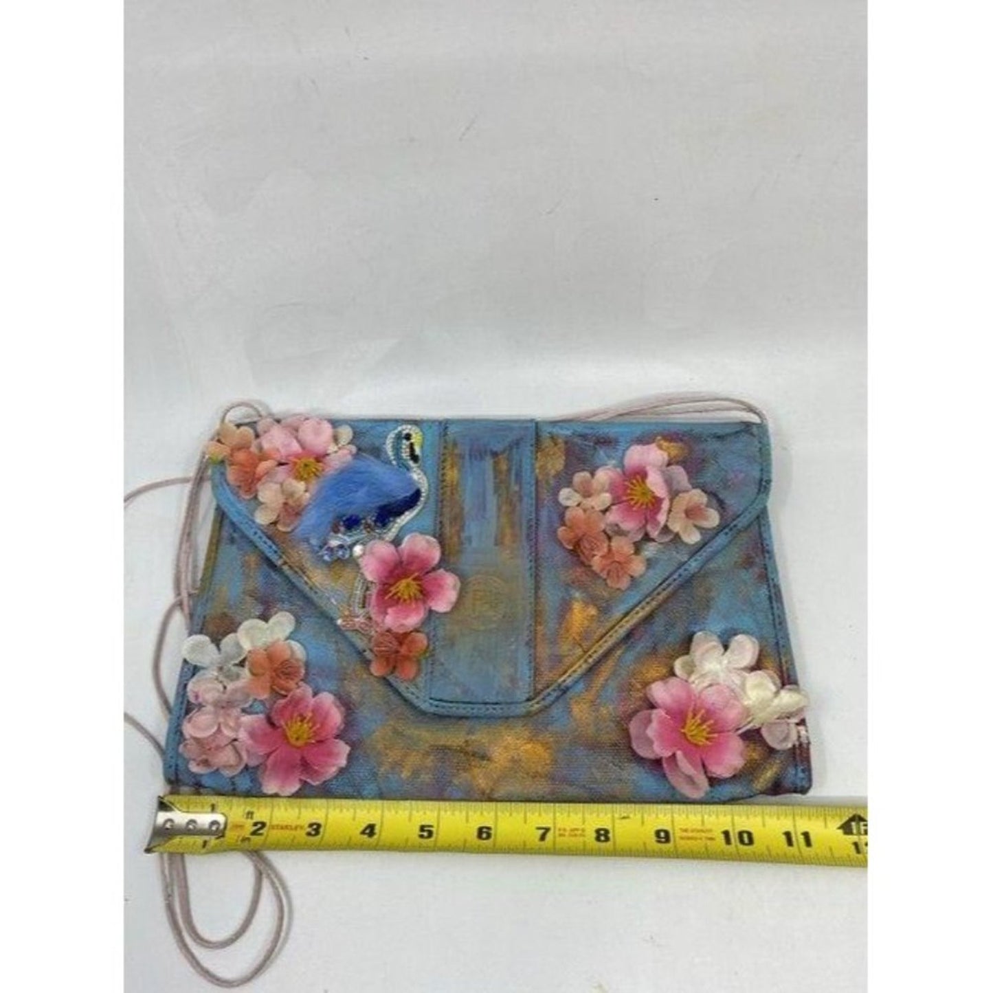 fendi customized multicolor canvas cross body bag