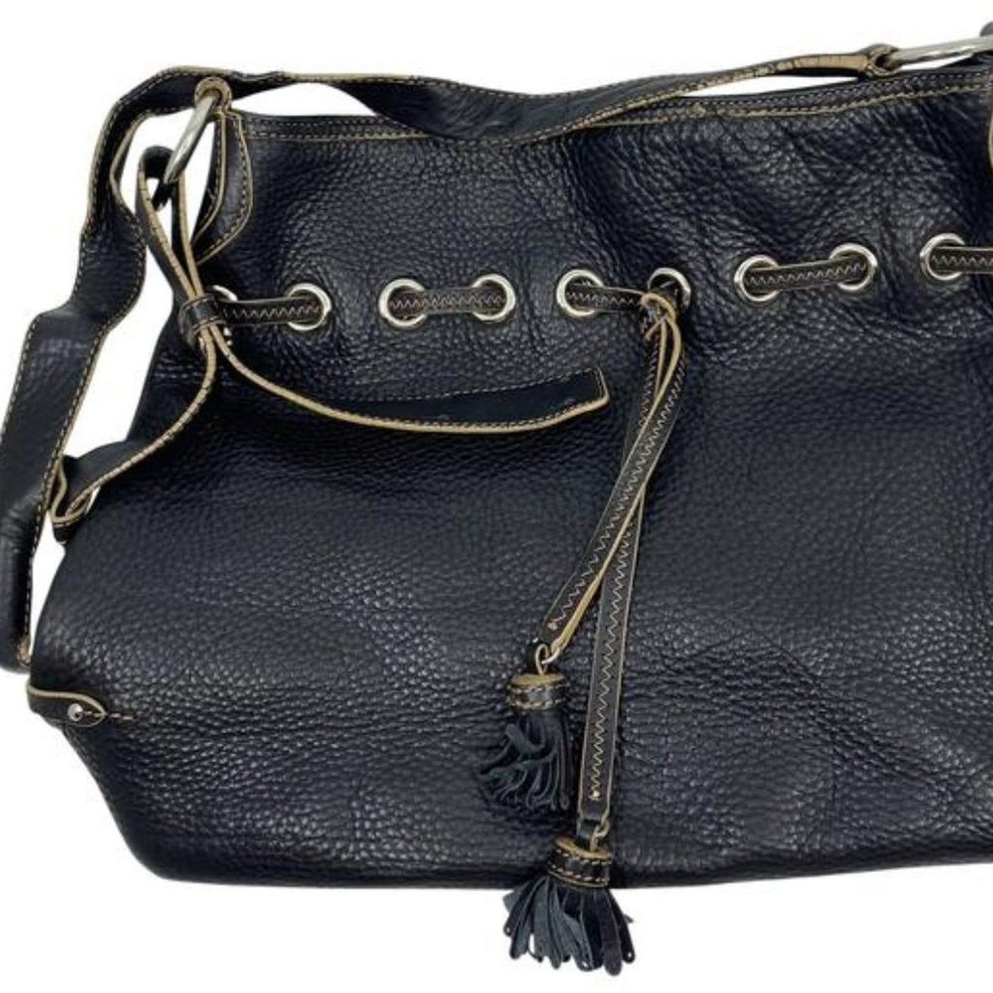 Cole Haan Black Leather Crossbody Bag