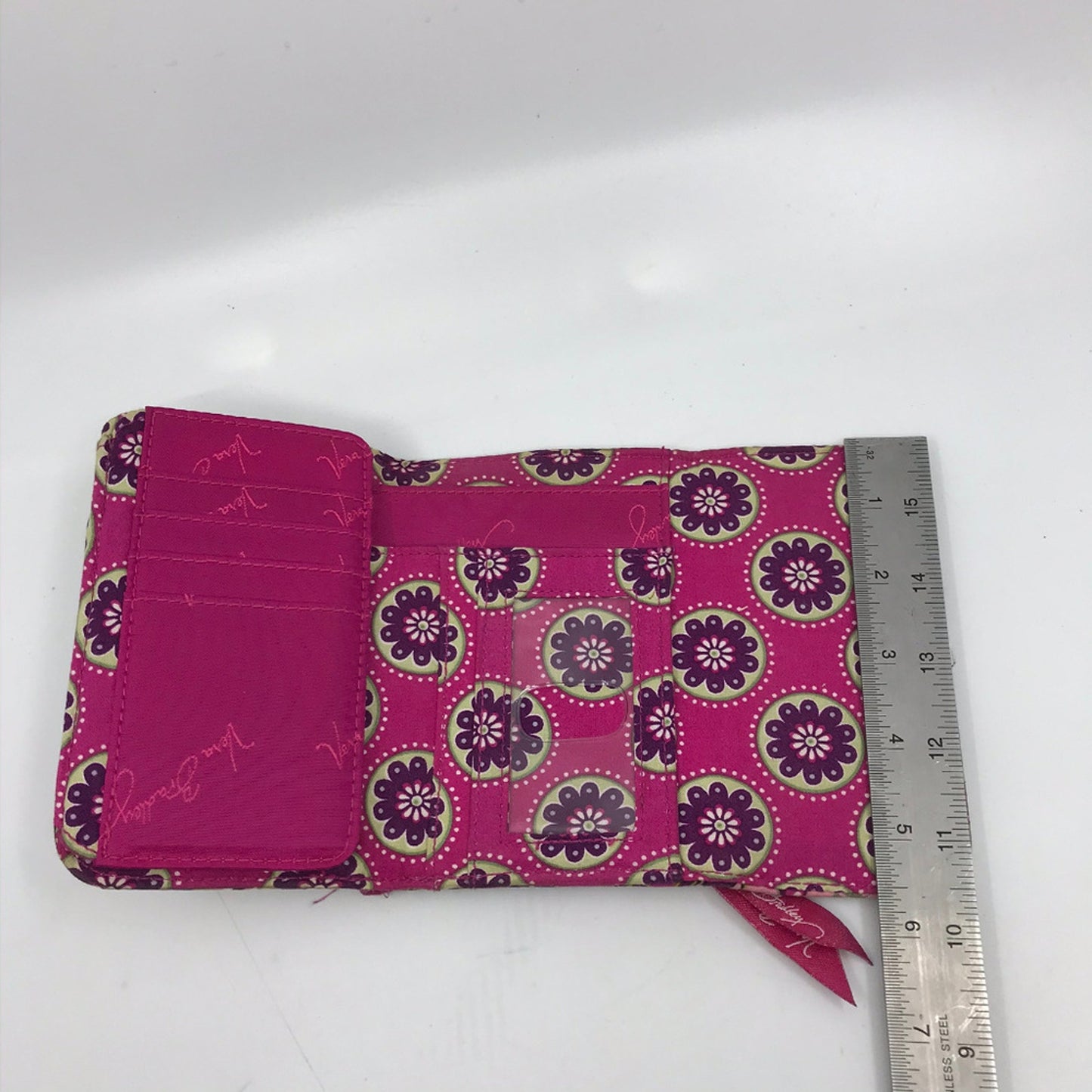Vera Bradley Floral Multi Color Fabric Wallet
