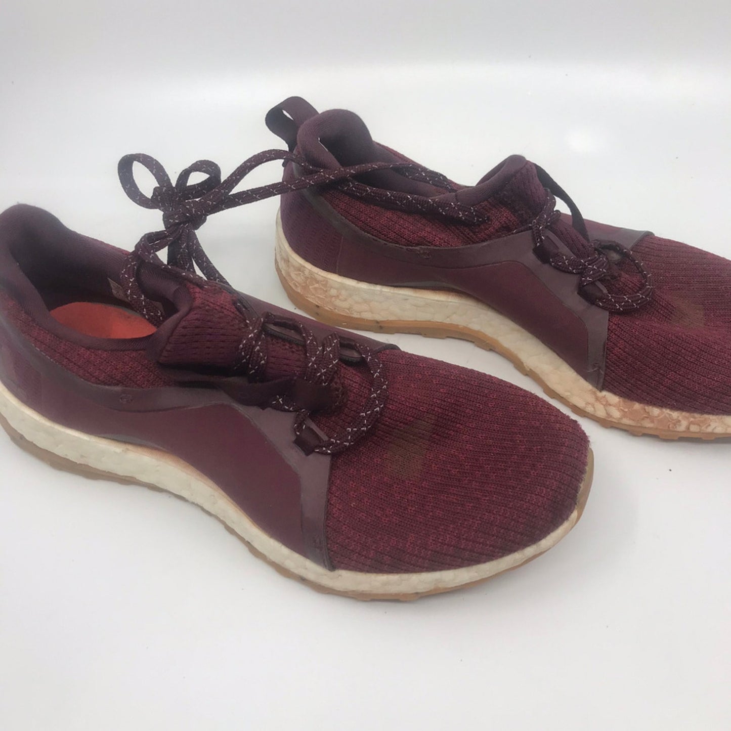 Adidas Pure Boost Red Sneakers Size 7F/6M