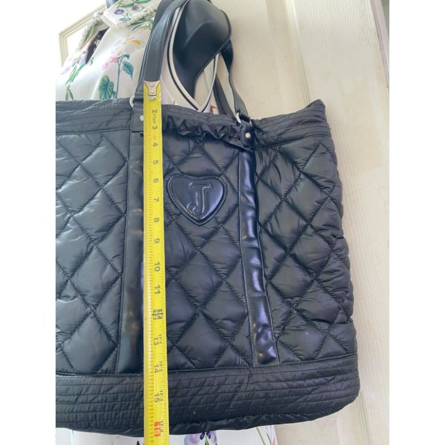 Juicy Couture Black Large Nylon Tote Bag