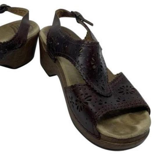 Dansko Brown Open Toe size 37