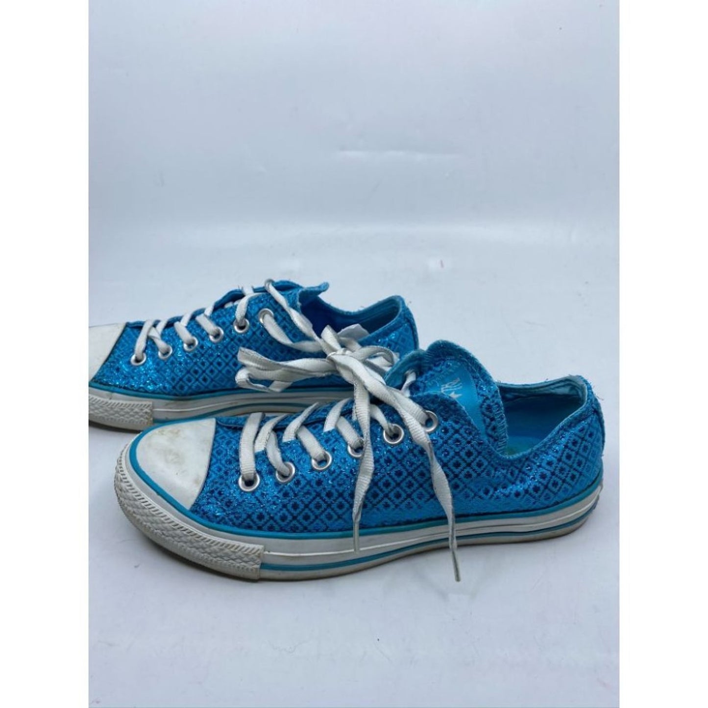 CONVERSE Sneakers White Blue Women's Size 6