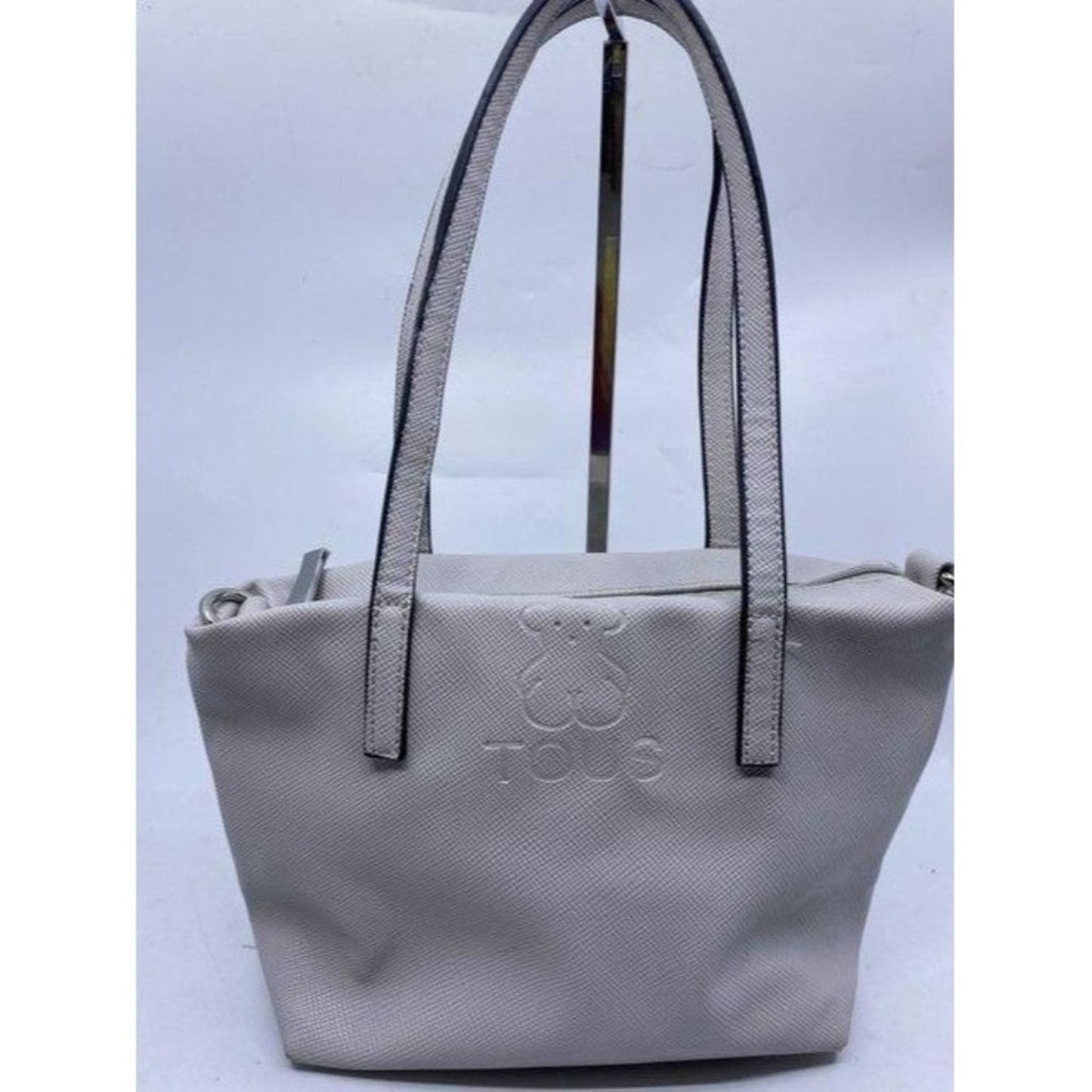 tous bag off white leather tote