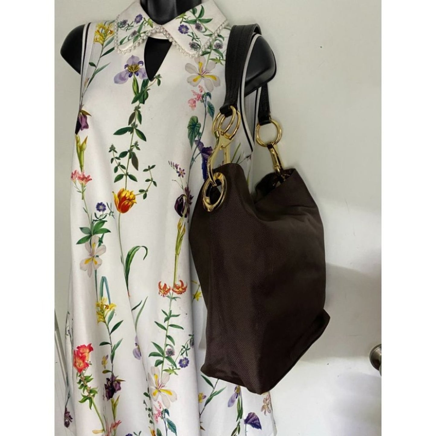 JPK Paris Brown Large Nylon Tote Bag