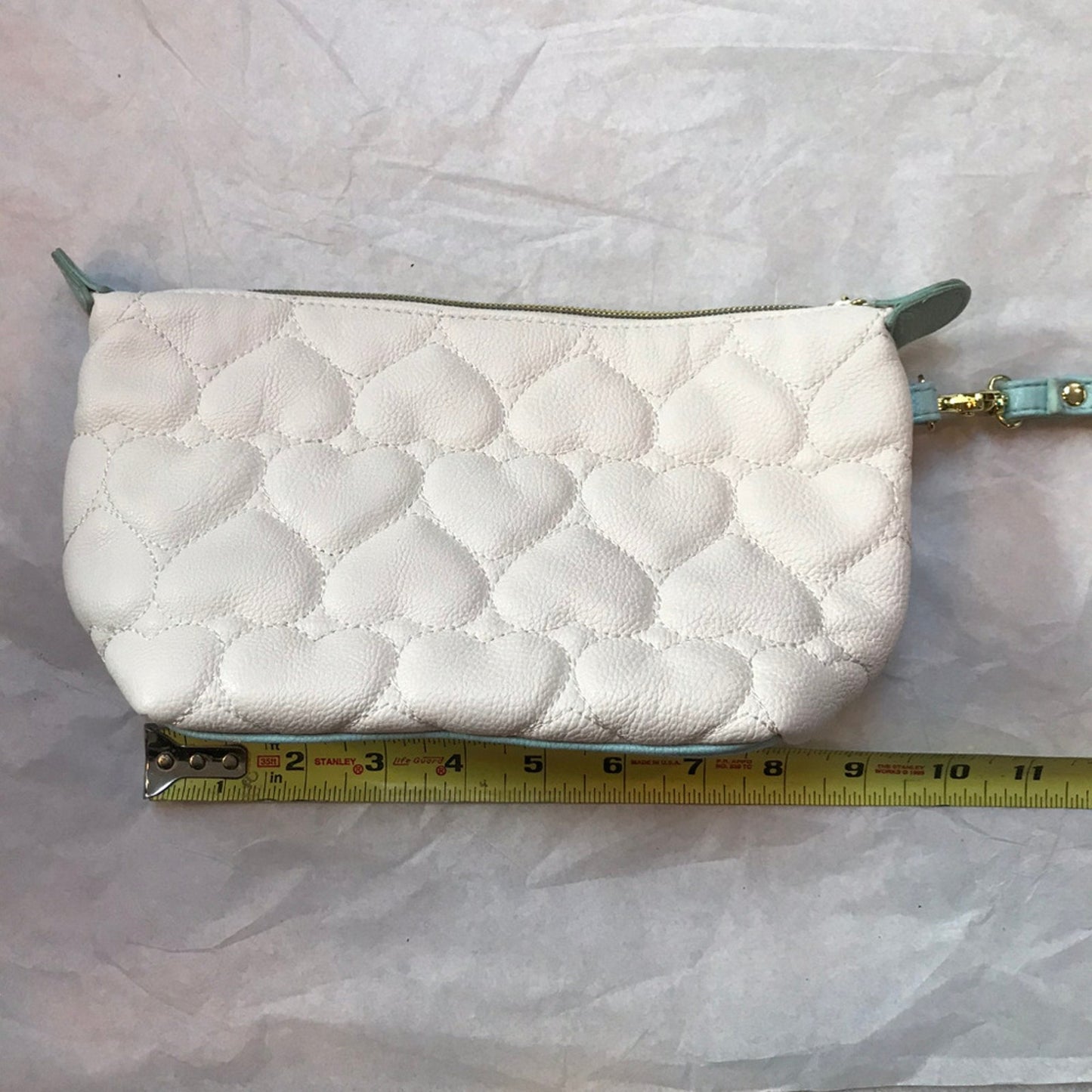 Betsey Johnson White Wristlet
