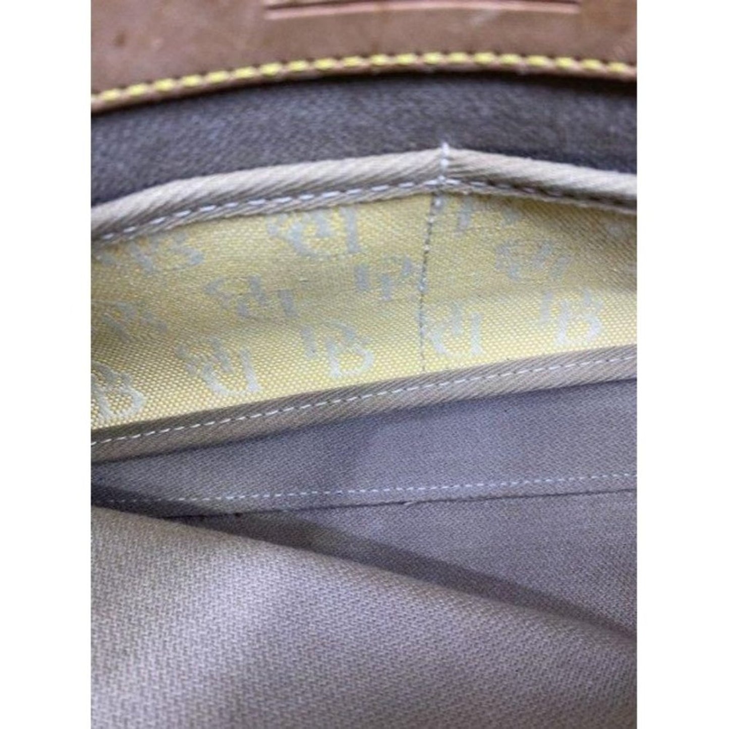dooney and bourke fabric medium size yellow tan fa