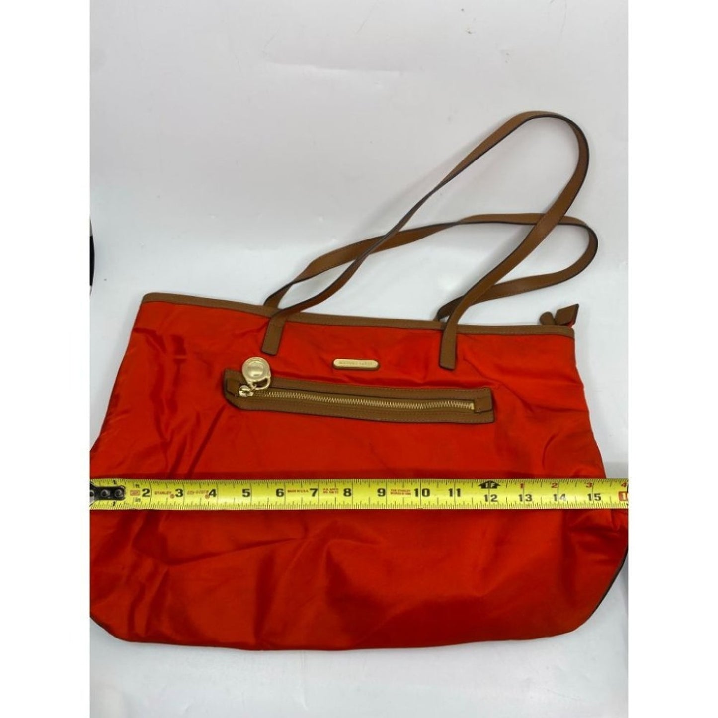 Michael Kors Nylon Red Shoulder Tote Bag MD to LG
