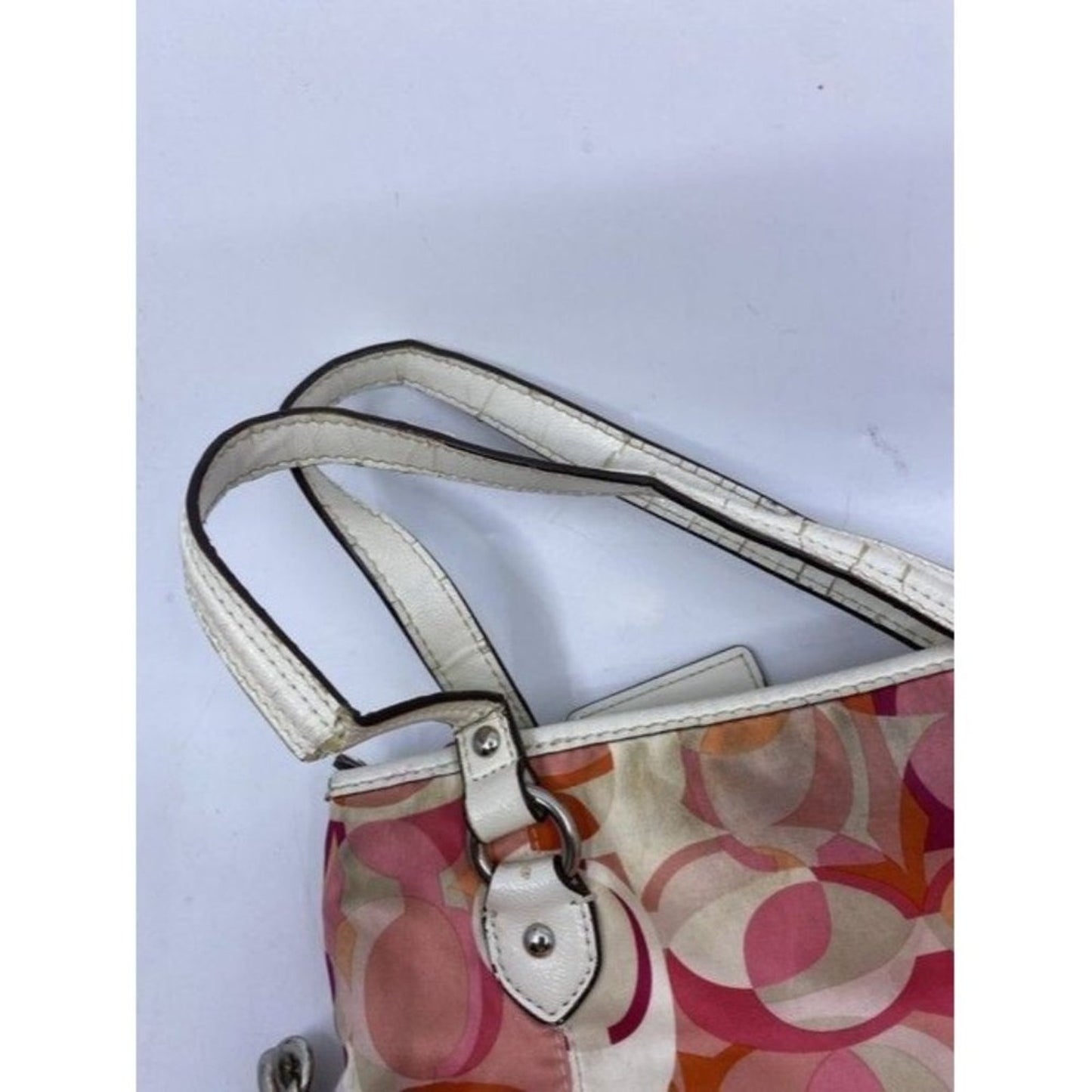 Coach Multi Purpose Pink Fabric Cross Body Bag