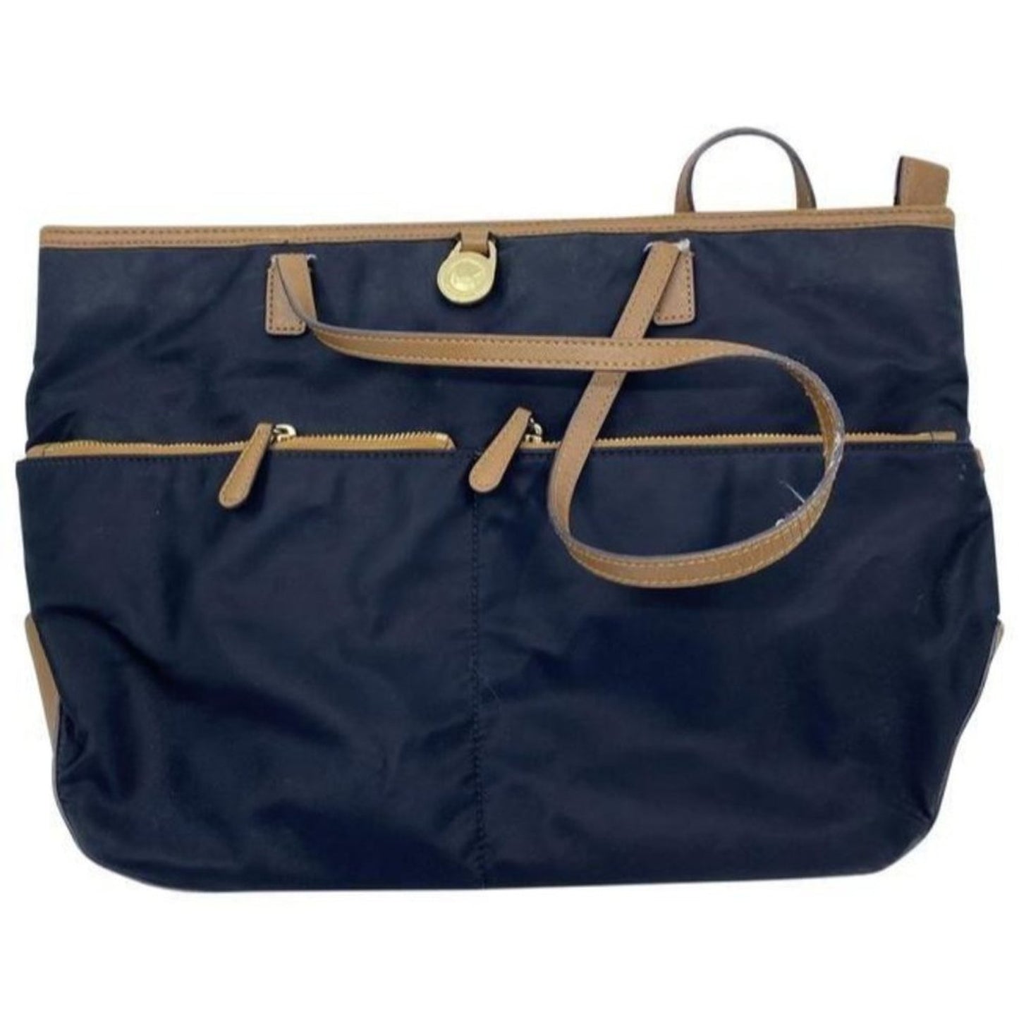 michael kors black fabric shoulder bag