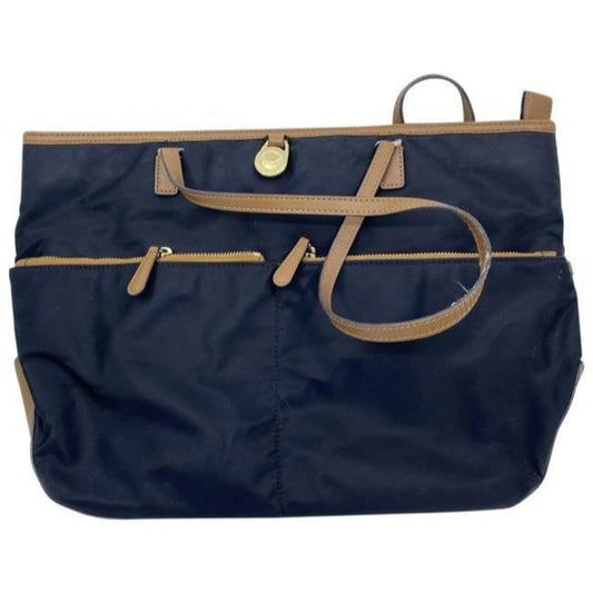 michael kors black fabric shoulder bag