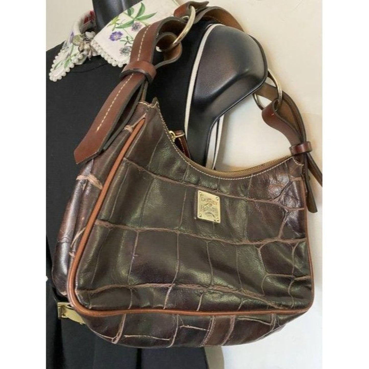 dooney and bourke animal print handbag small brown