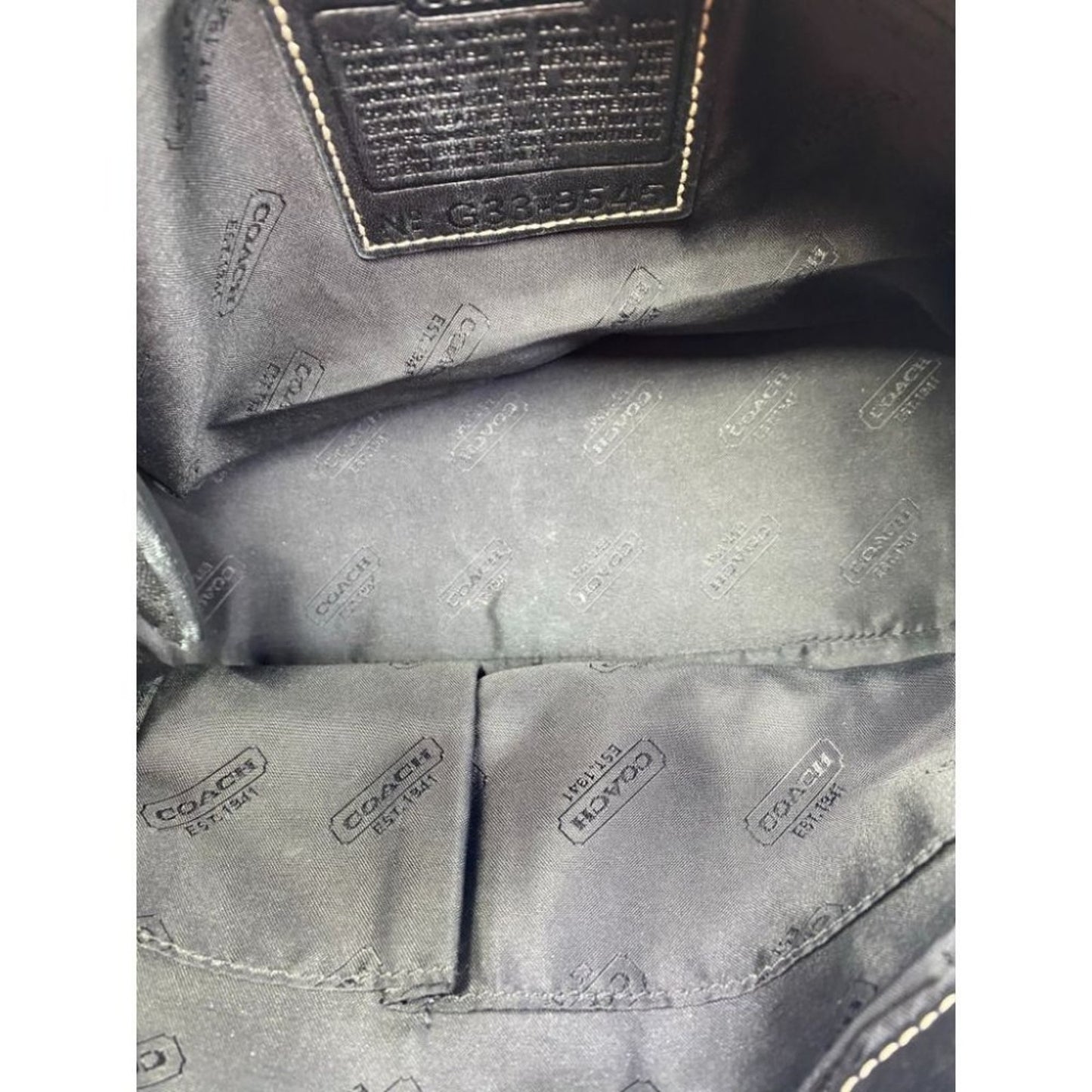Coach Black Medium Leather Handbag