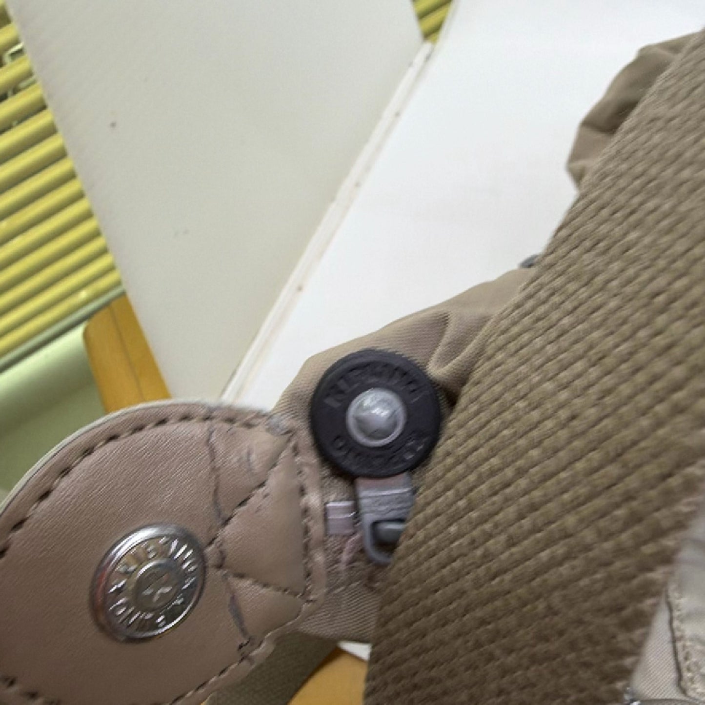 Kipling Art Brown Nylon Boston Bag