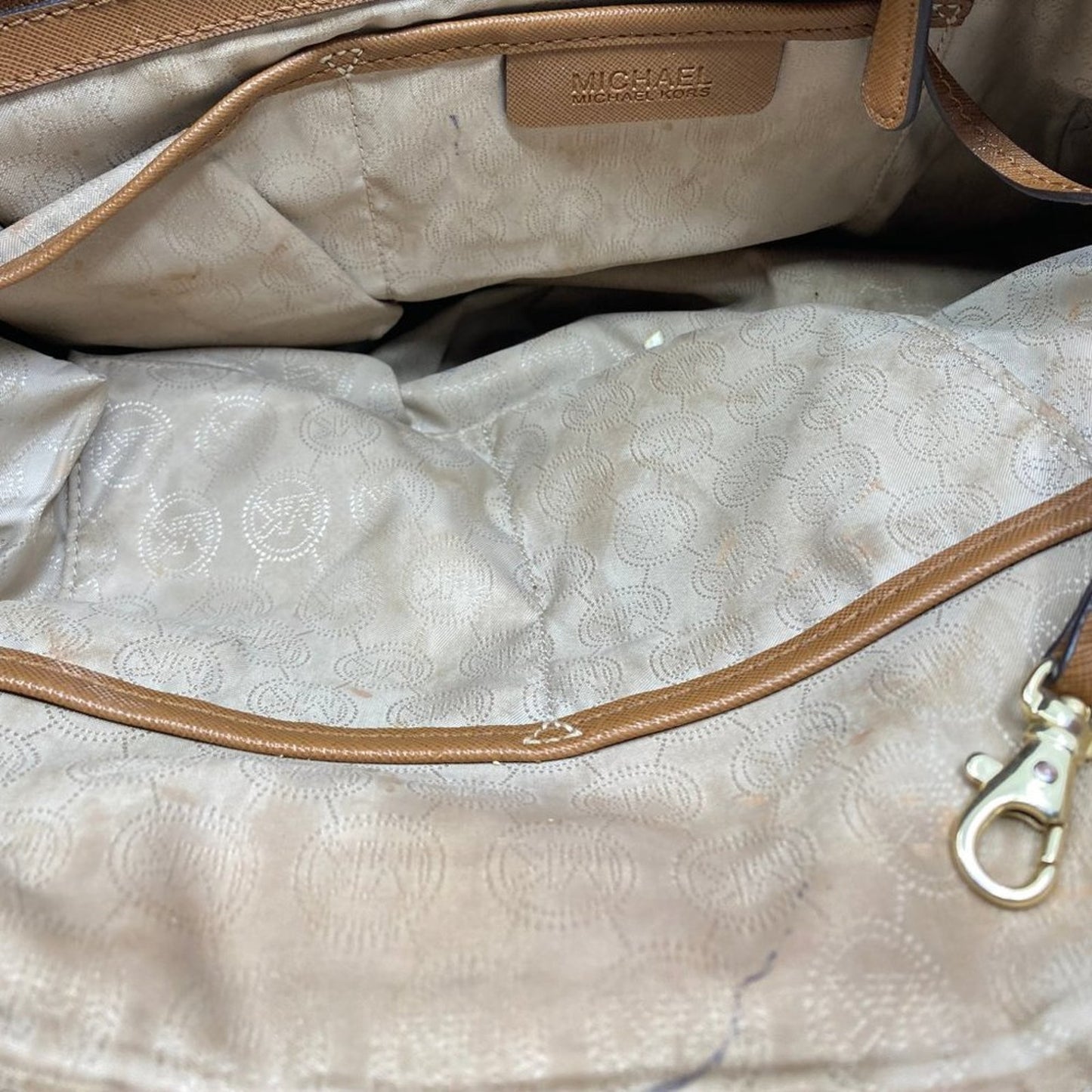 Michael Kors Medium Brown Leather Handbag