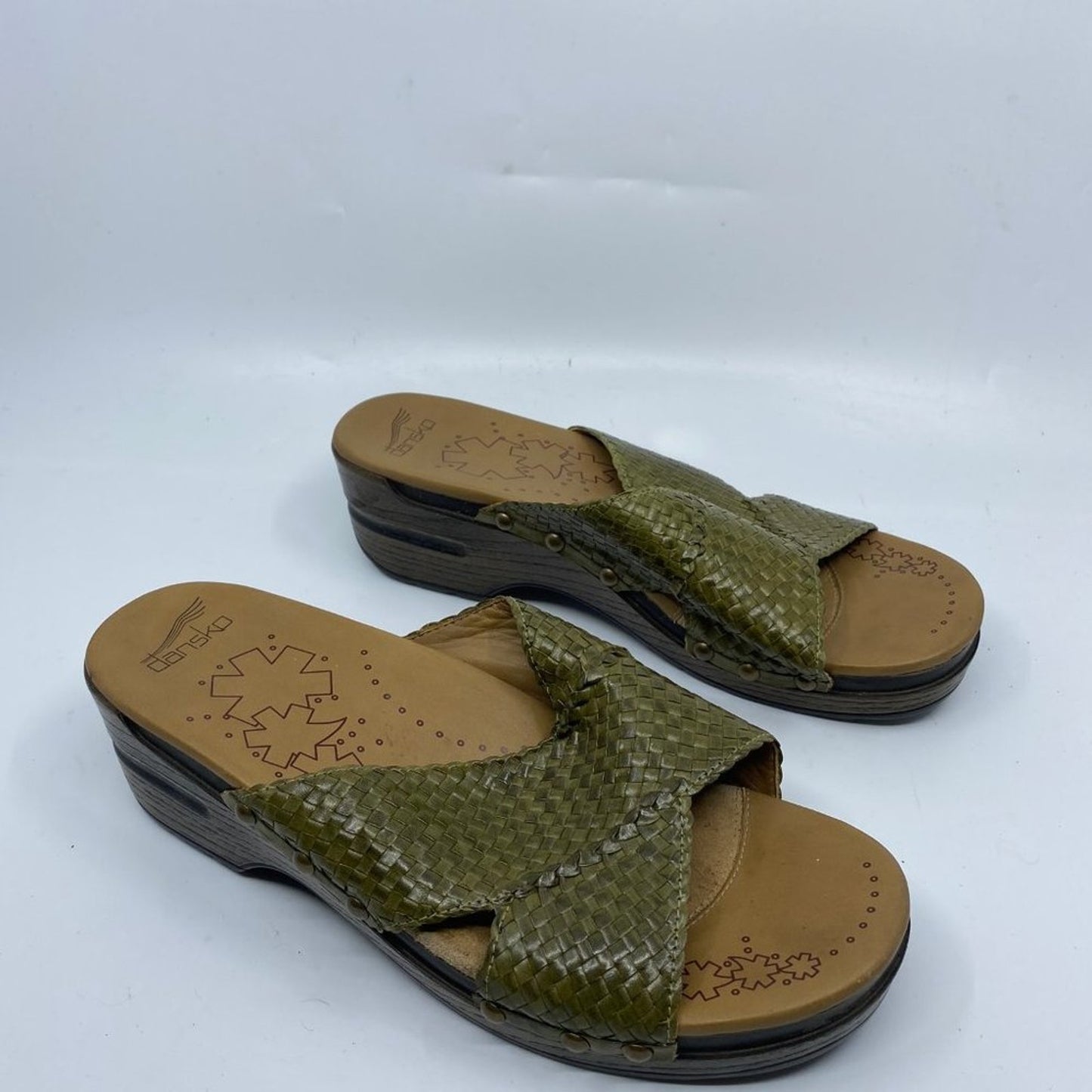 Dansko Green Brown Sandal for Women Size: EU 40