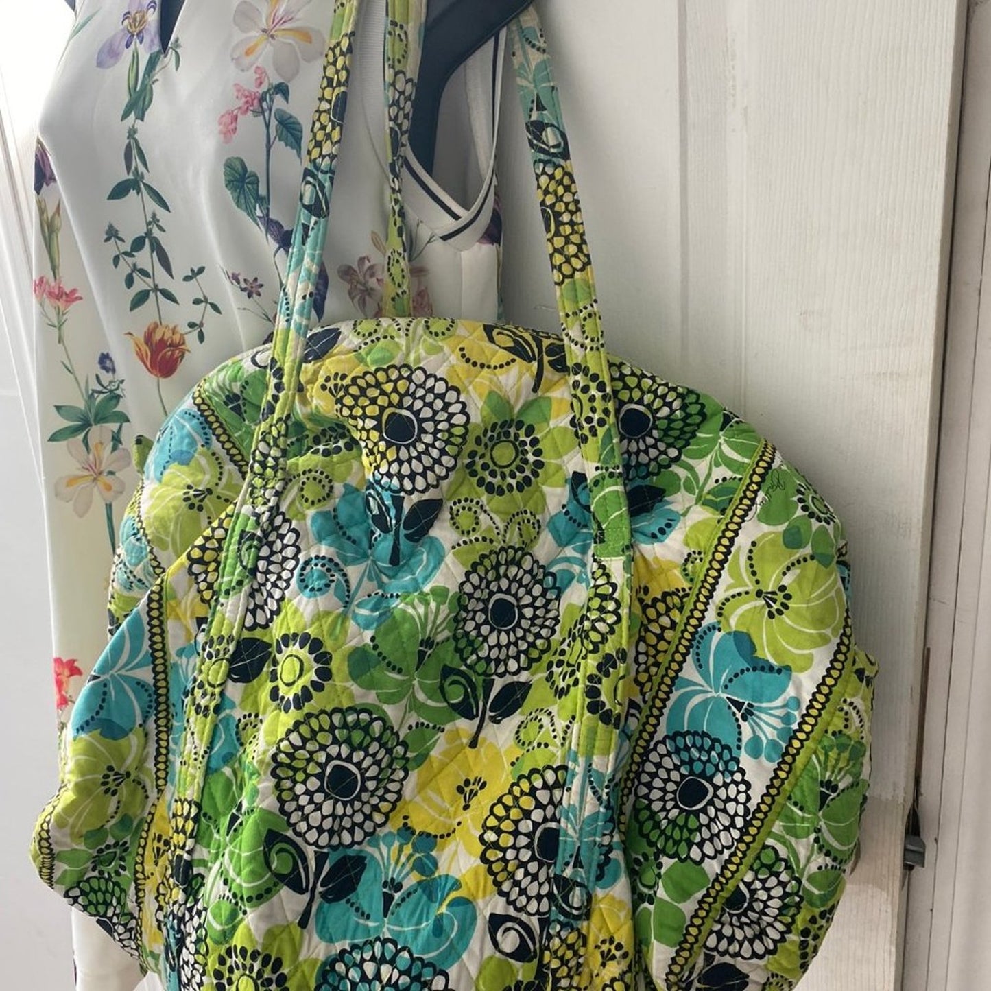 Vera Bradley Multicolor Quilted Large Travel Bag