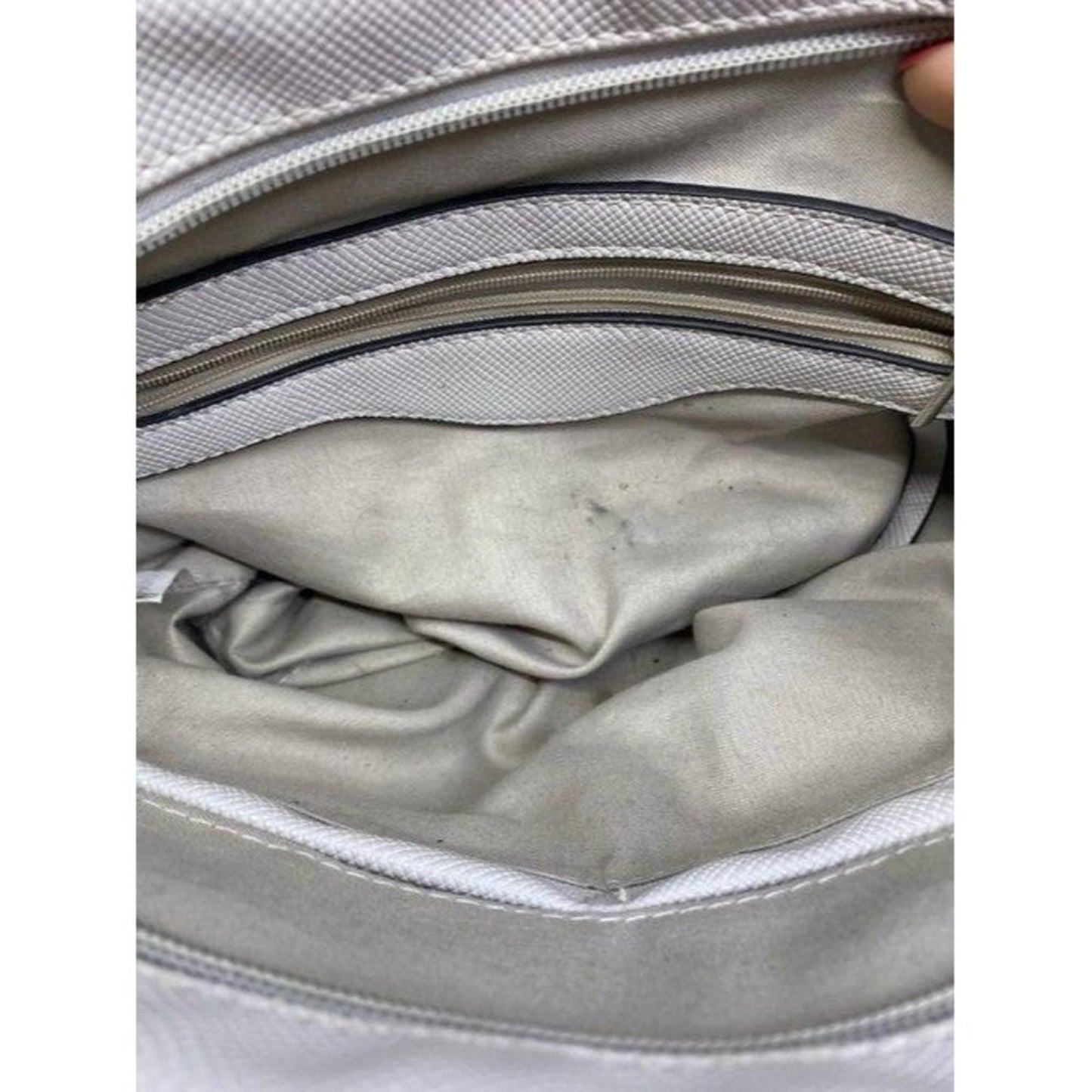 tous bag off white leather tote