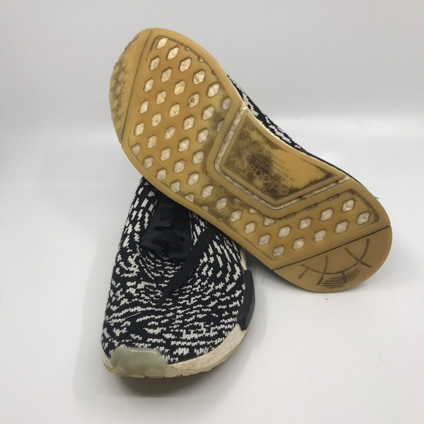 Adidas Boost Black White Men's Sneakers Size 6
