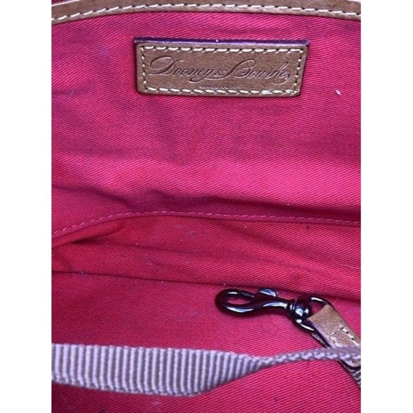 dooney and bourke yellow leather shoulder bag