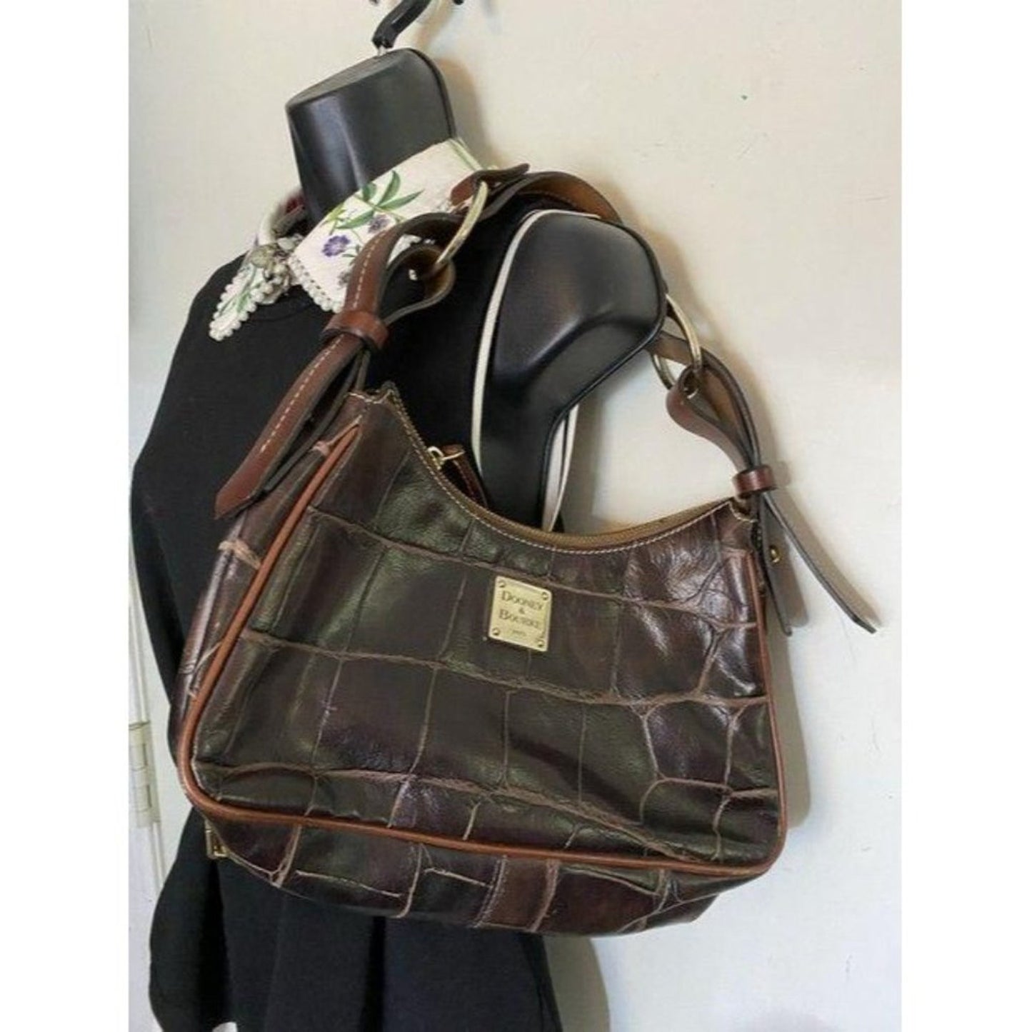 dooney and bourke animal print handbag small brown