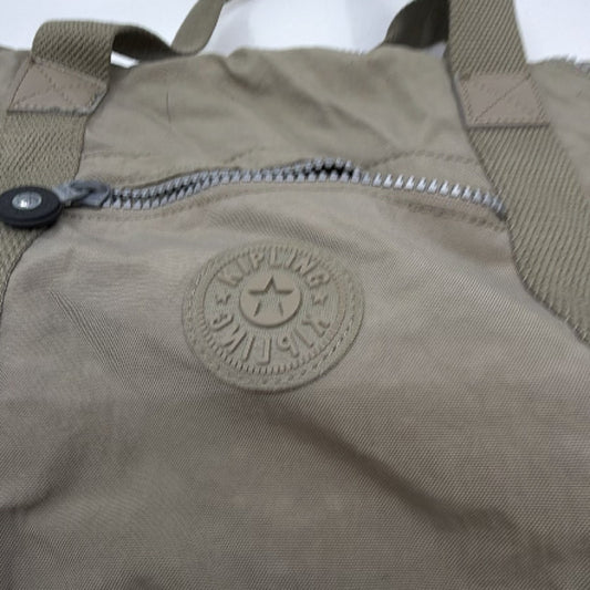 Kipling Art Brown Nylon Boston Bag