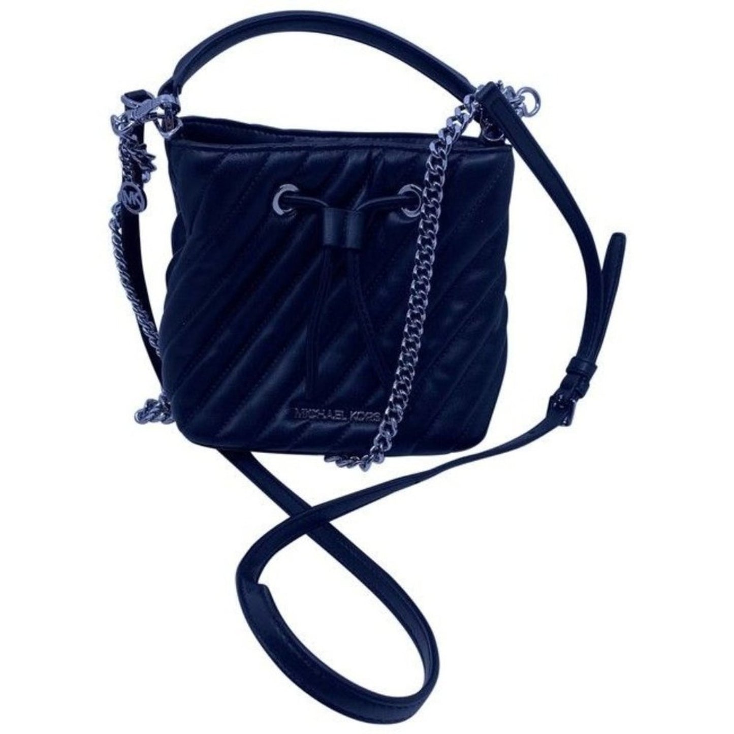 Michael Kors Suri Small Vegan Black Faux Leather Cross Body Bag