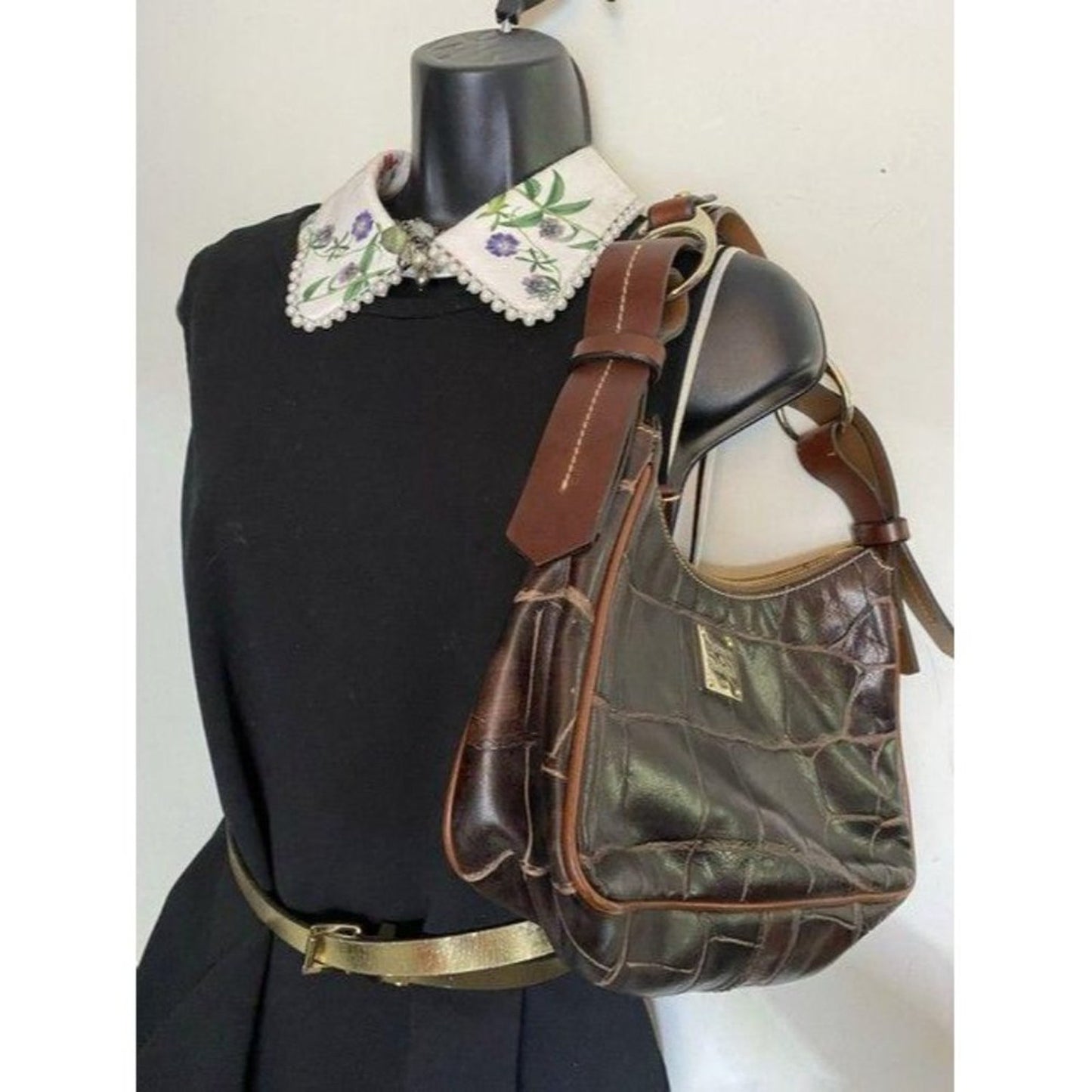 dooney and bourke animal print handbag small brown