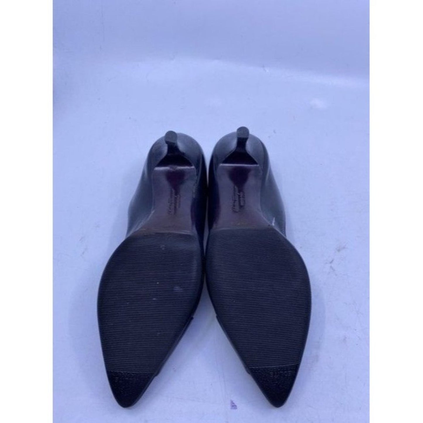 Salvatore Ferragamo Black Light Insignia Pumps Size Us
