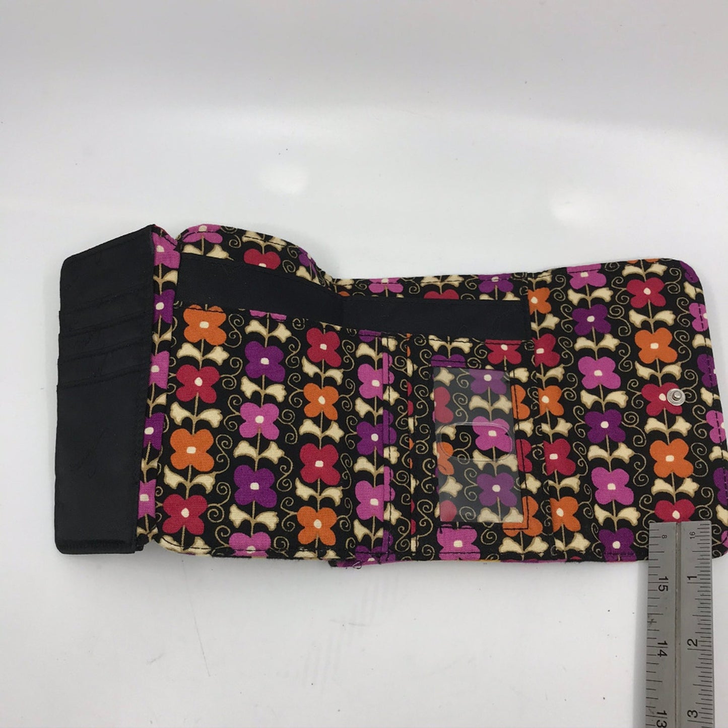 Vera Bradley Multi Color Floral Fabric Wallet