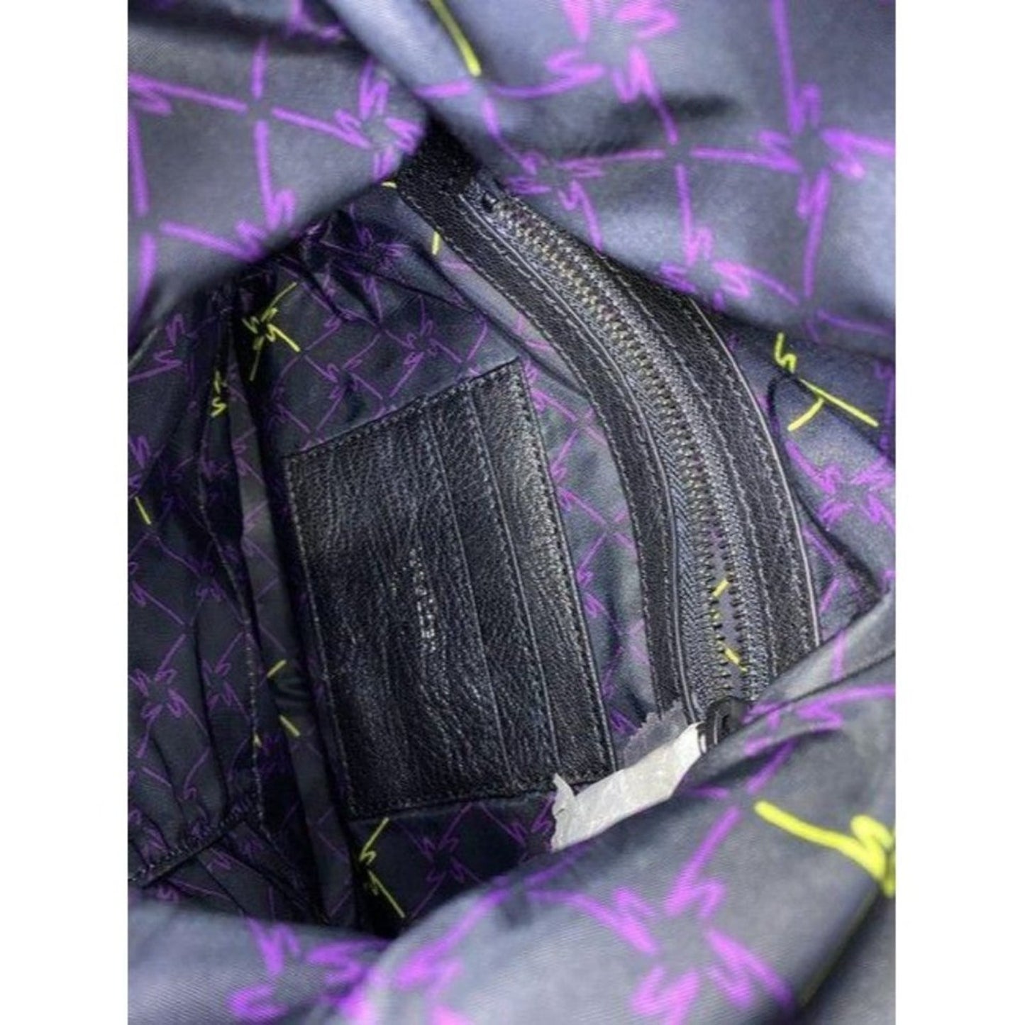 Nicole Miller Nwot Msrp Black Leather Cross Body B