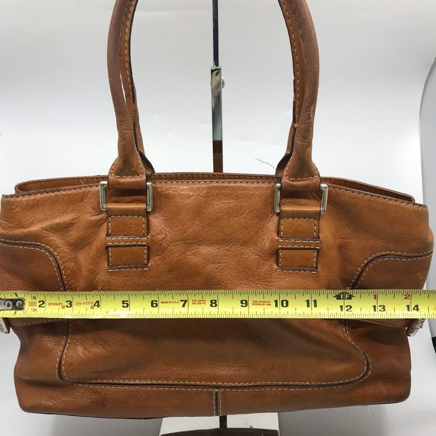 Michael Kors Brown Large PU Leather Shoulder Bag